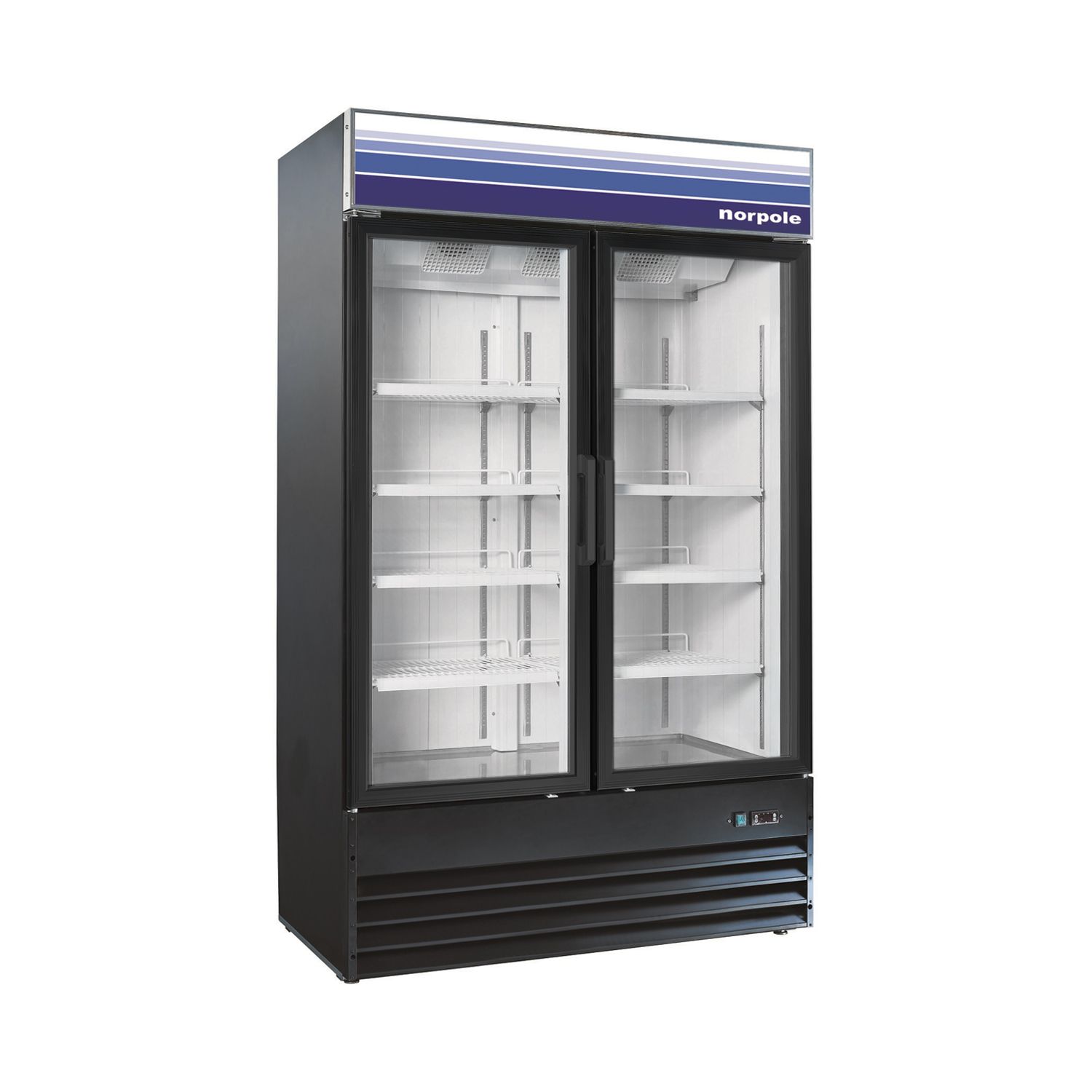 29 Cu Ft 2 Door Mechandiser Refrigerator (black) NPGR2SB