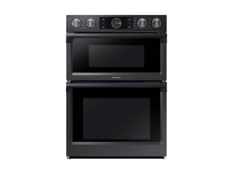 Samsung 30" Smart Microwave Combination Wall Oven with Flex Duo Fingerprint Resistant Black Stainless Steel NQ70M7770DGAA Picture 1