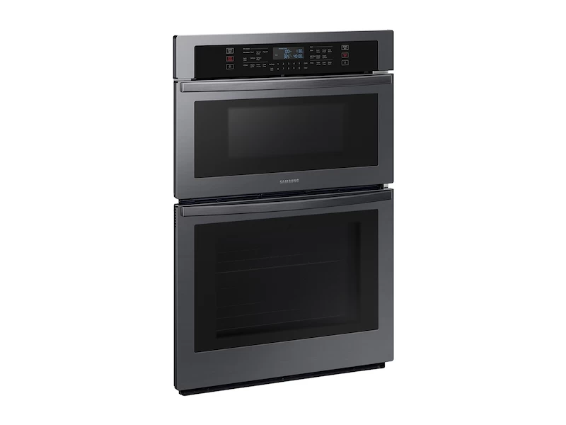 30" Smart Electric Wall Oven with Microwave Combination in Black Stainless Steel NQ70T5511DGAA