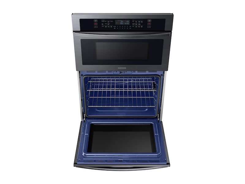 30" Smart Electric Wall Oven with Microwave Combination in Black Stainless Steel NQ70T5511DGAA