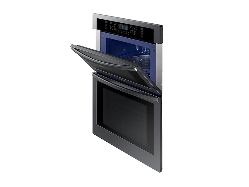 30" Smart Electric Wall Oven with Microwave Combination in Black Stainless Steel NQ70T5511DGAA