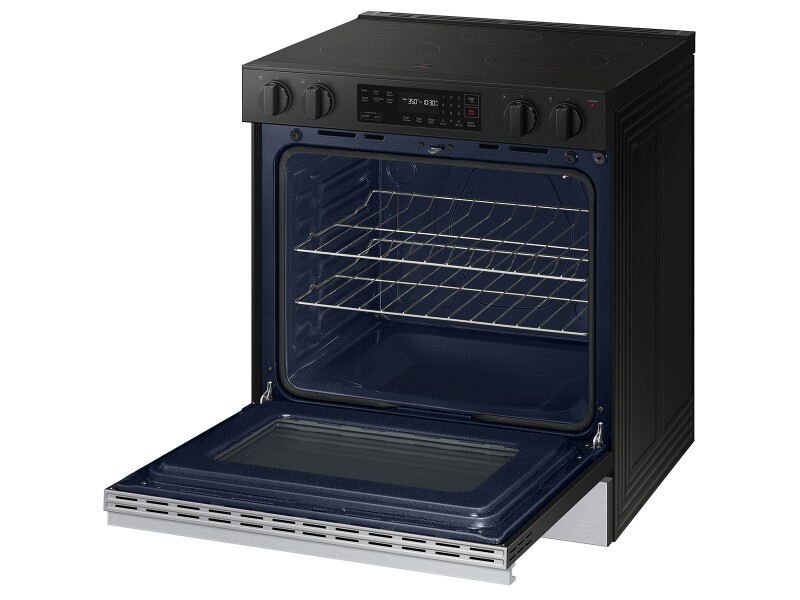 Bespoke Slide-in Electric Range NSE6DG8100SRAA