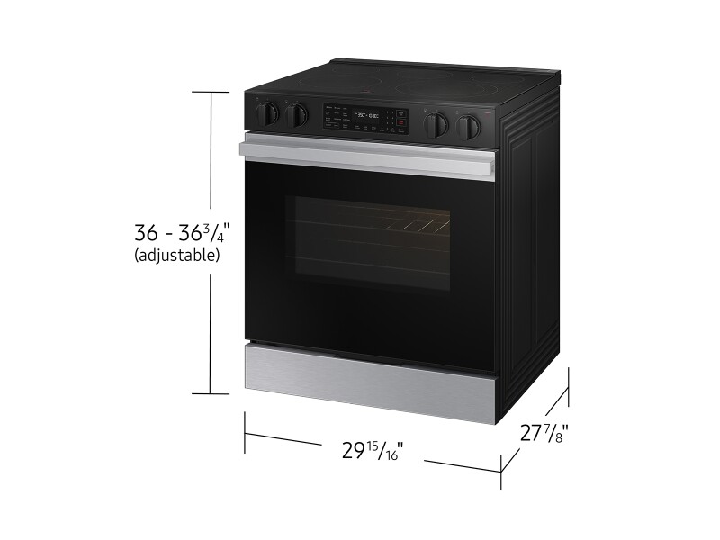 Bespoke Slide-in Electric Range NSE6DG8300SRAA