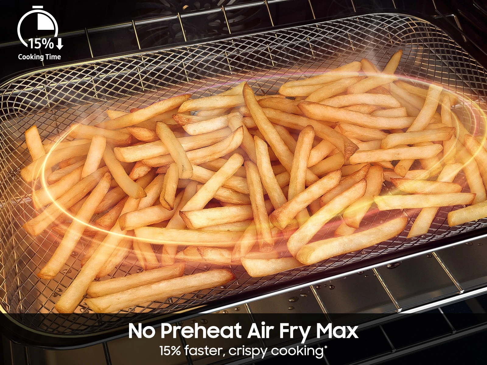 Bespoke Smart Slide-in Electric Range | Pro Style Design | Air Fry Max | Precision Knobs NSE70H63SRAA