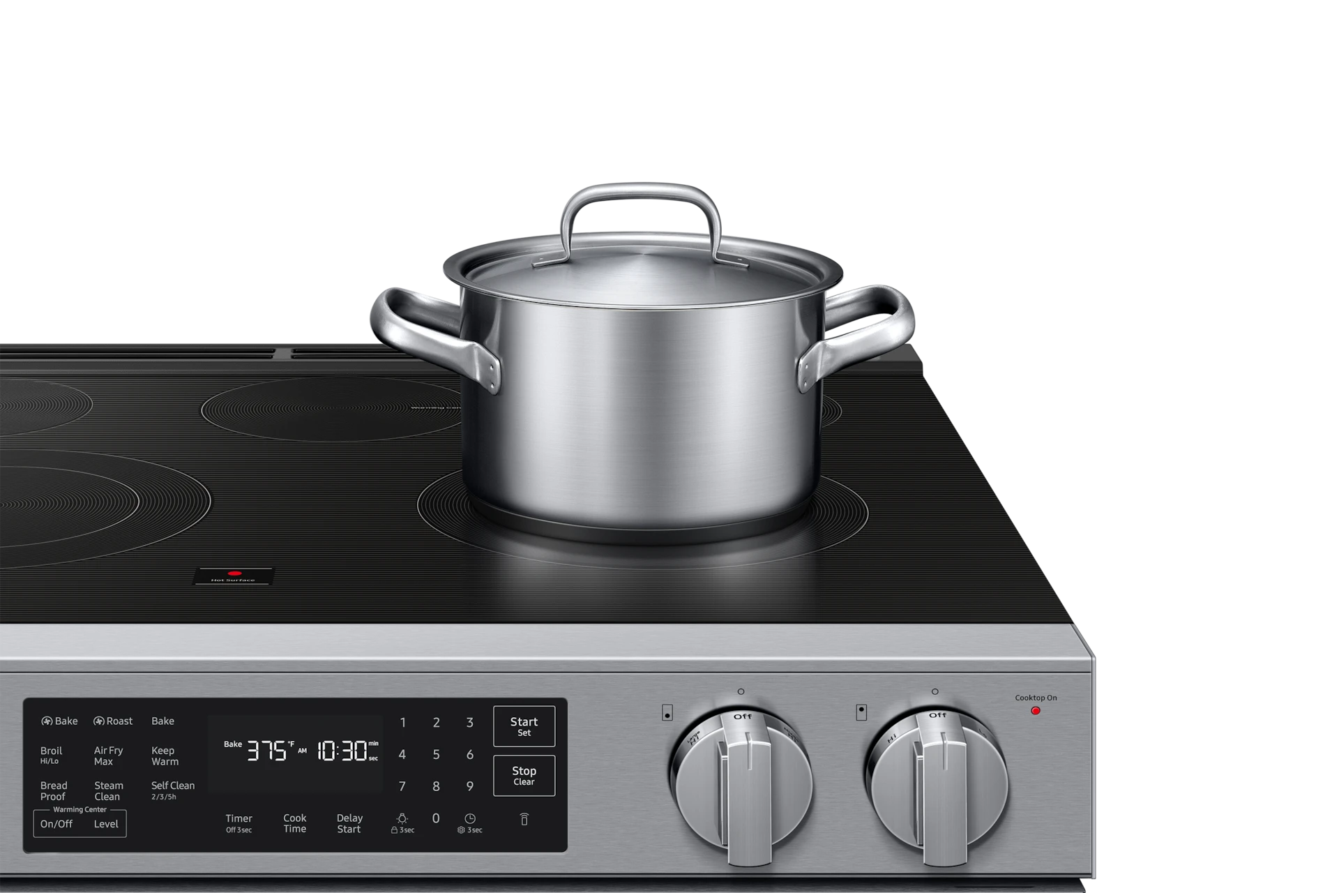 Bespoke Smart Slide-in Electric Range | Pro Style Design | Air Fry Max | Precision Knobs NSE70H63SRAA