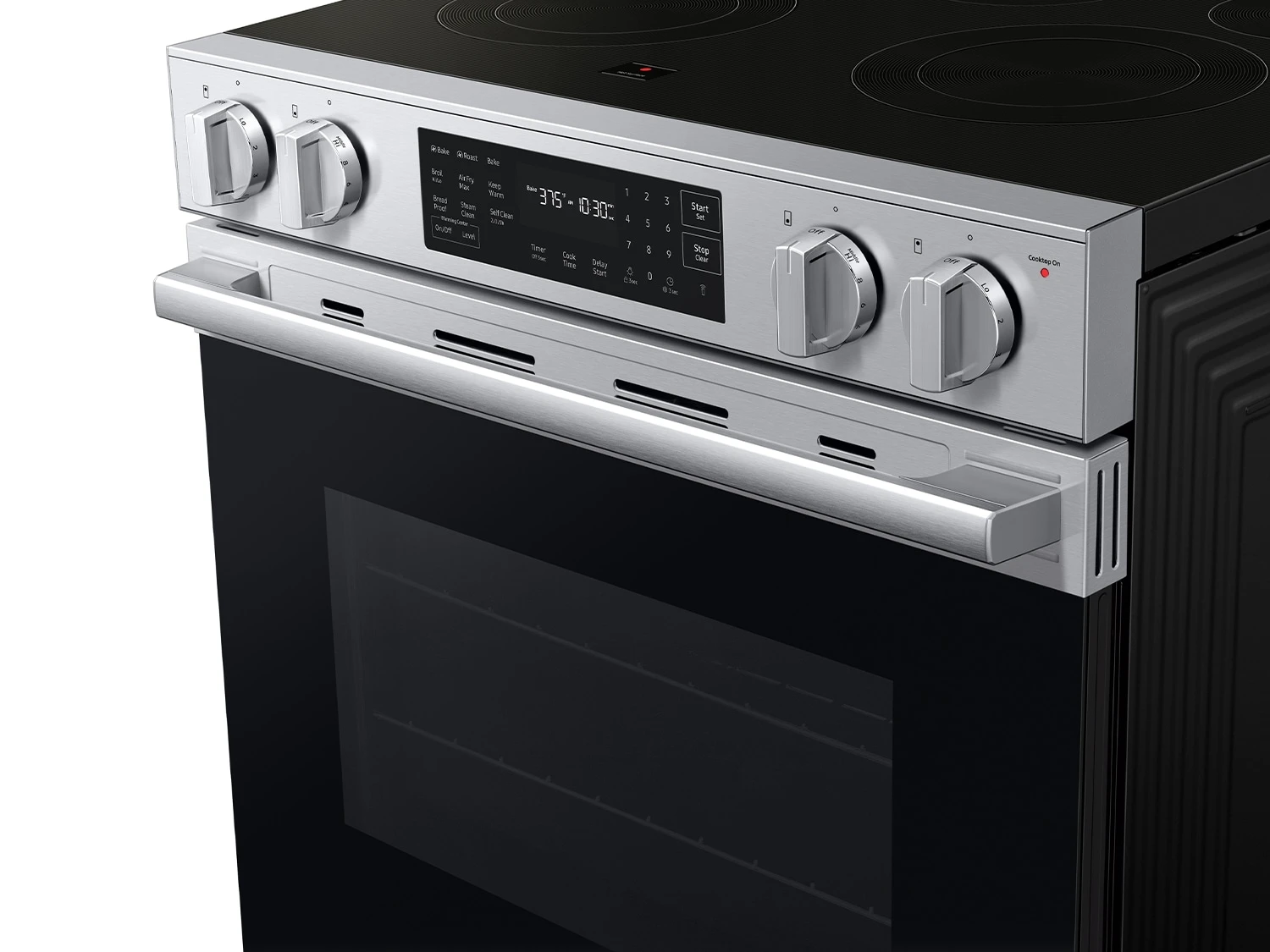 Bespoke Smart Slide-in Electric Range | Pro Style Design | Air Fry Max | Precision Knobs NSE70H63SRAA