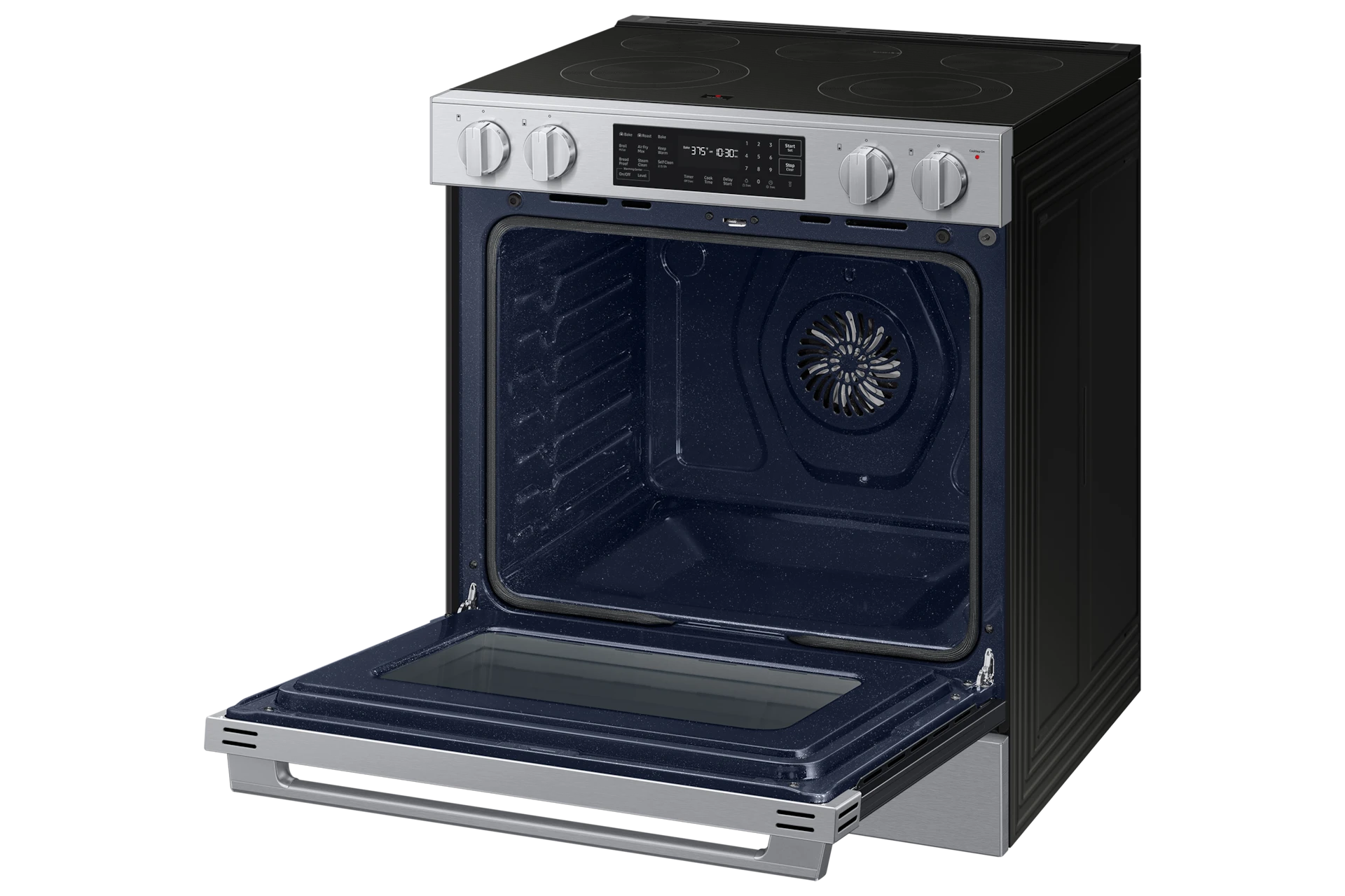 Bespoke Smart Slide-in Electric Range | Pro Style Design | Air Fry Max | Precision Knobs NSE70H63SRAA