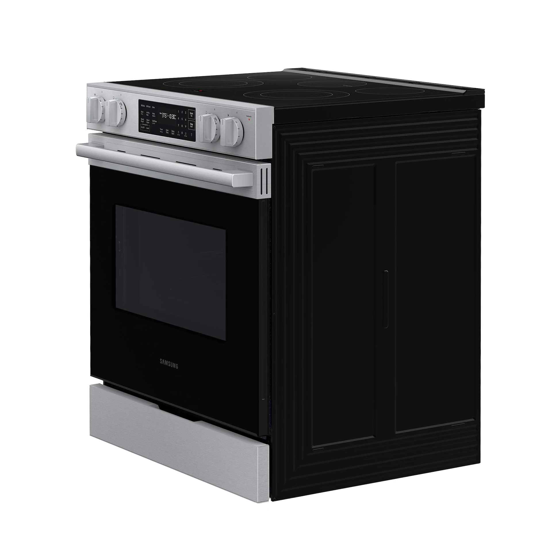 Bespoke Smart Slide-in Electric Range | Pro Style Design | Air Fry Max | Precision Knobs NSE70H63SRAA