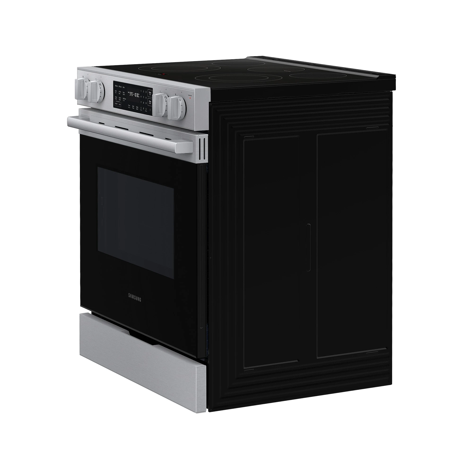 Bespoke Smart Slide-in Electric Range | Pro Style Design | Air Fry Max | Precision Knobs NSE70H63SRAA