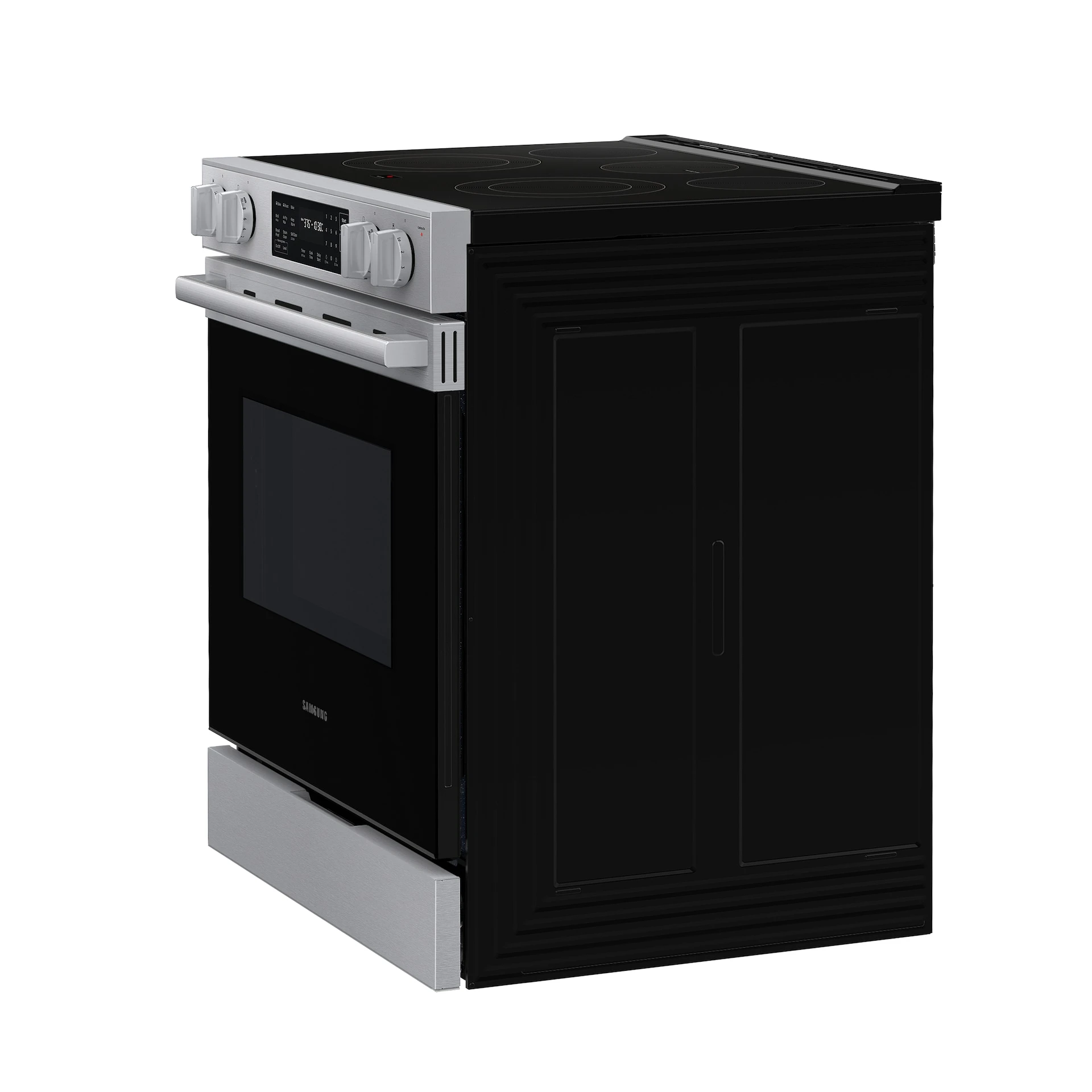 Bespoke Smart Slide-in Electric Range | Pro Style Design | Air Fry Max | Precision Knobs NSE70H63SRAA