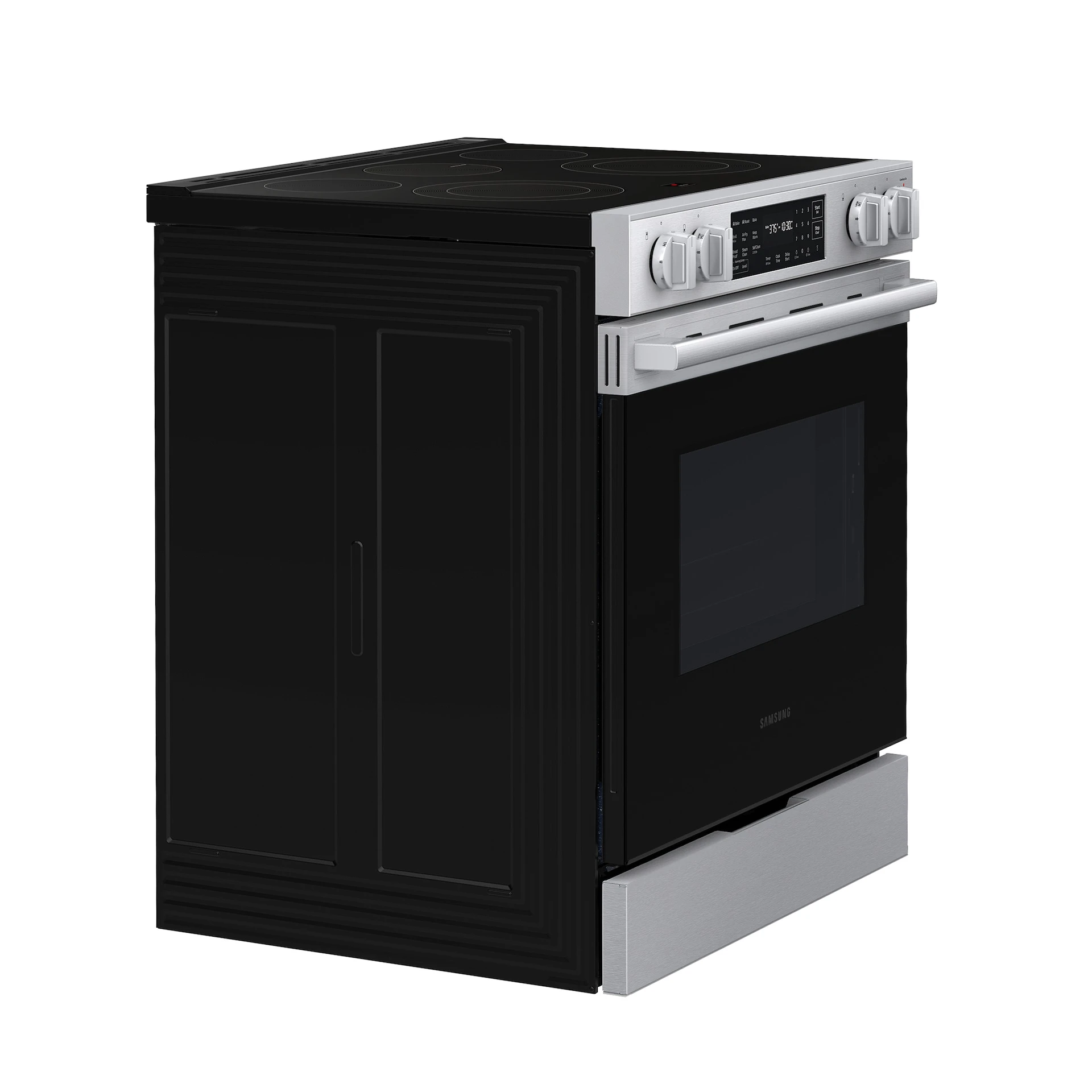 Bespoke Smart Slide-in Electric Range | Pro Style Design | Air Fry Max | Precision Knobs NSE70H63SRAA