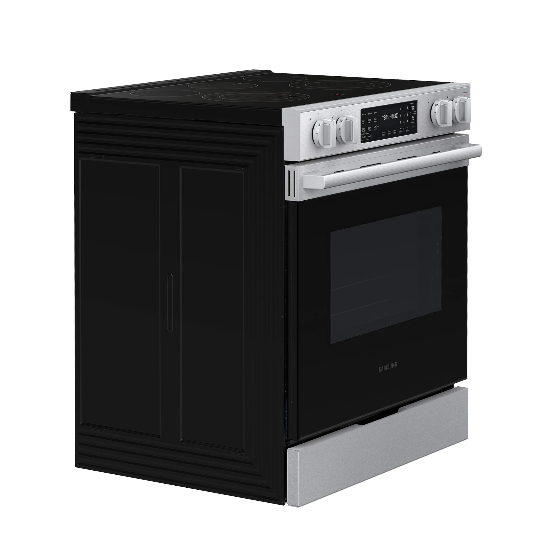 Bespoke Smart Slide-in Electric Range | Pro Style Design | Air Fry Max | Precision Knobs NSE70H63SRAA