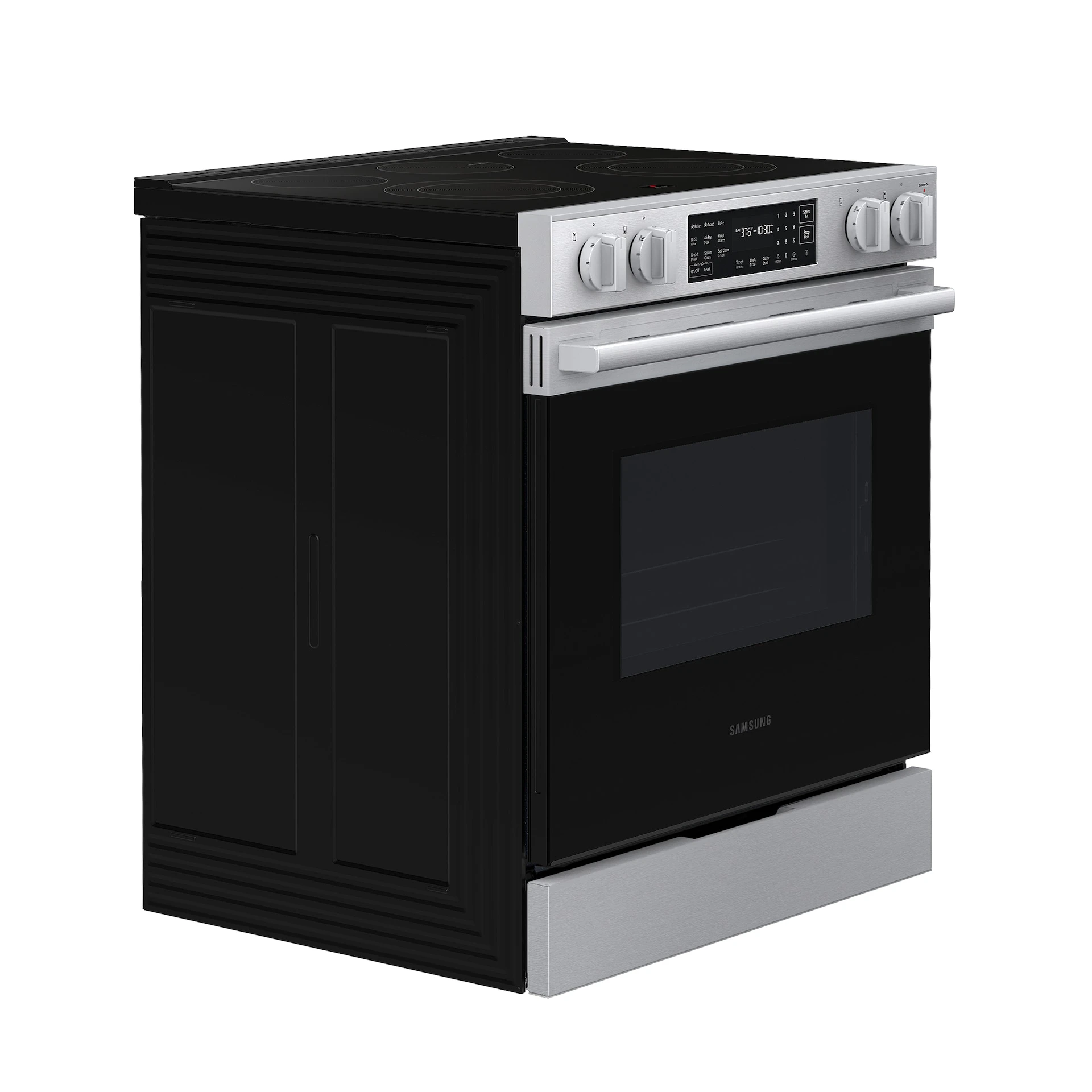 Bespoke Smart Slide-in Electric Range | Pro Style Design | Air Fry Max | Precision Knobs NSE70H63SRAA