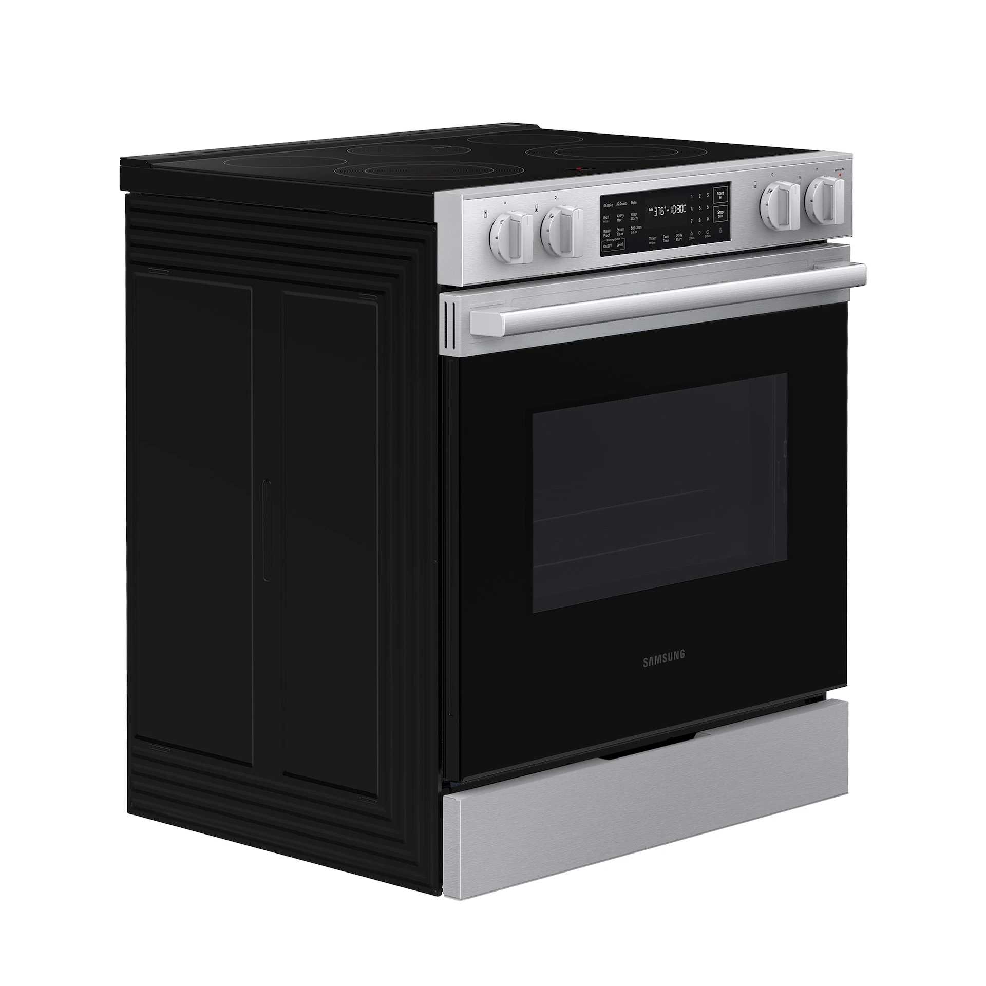Bespoke Smart Slide-in Electric Range | Pro Style Design | Air Fry Max | Precision Knobs NSE70H63SRAA