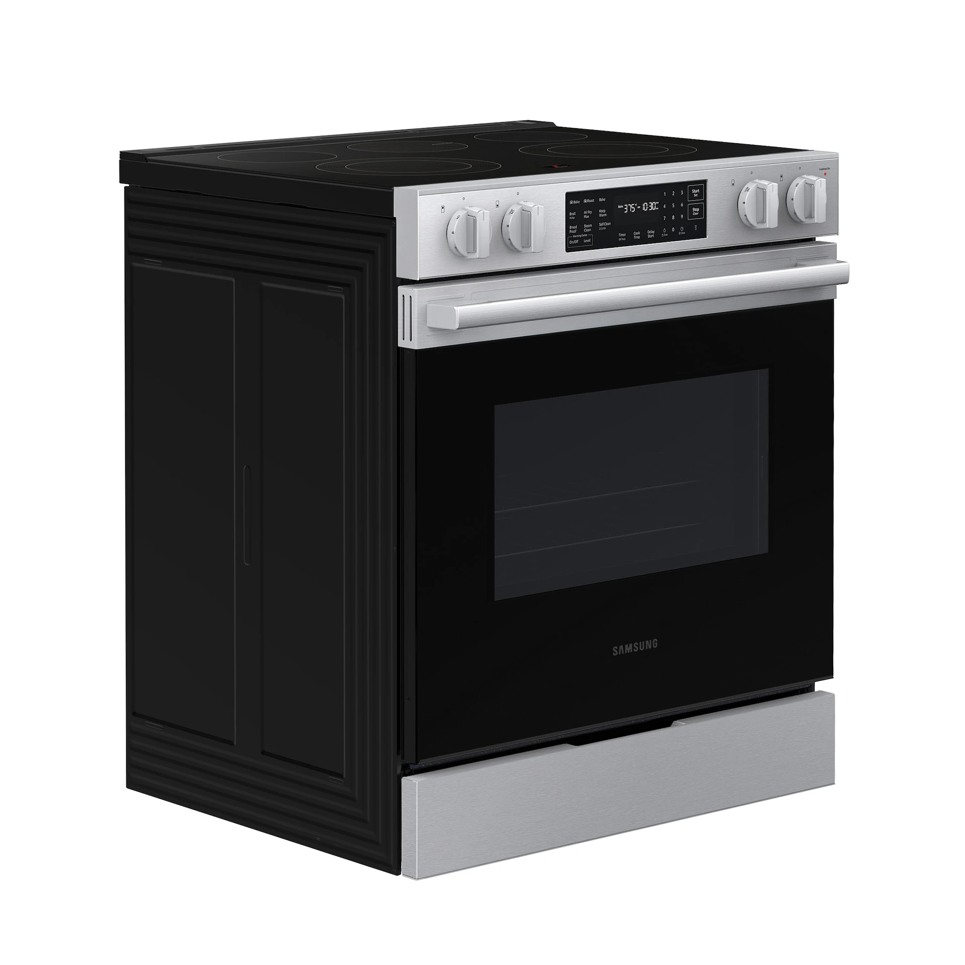 Bespoke Smart Slide-in Electric Range | Pro Style Design | Air Fry Max | Precision Knobs NSE70H63SRAA