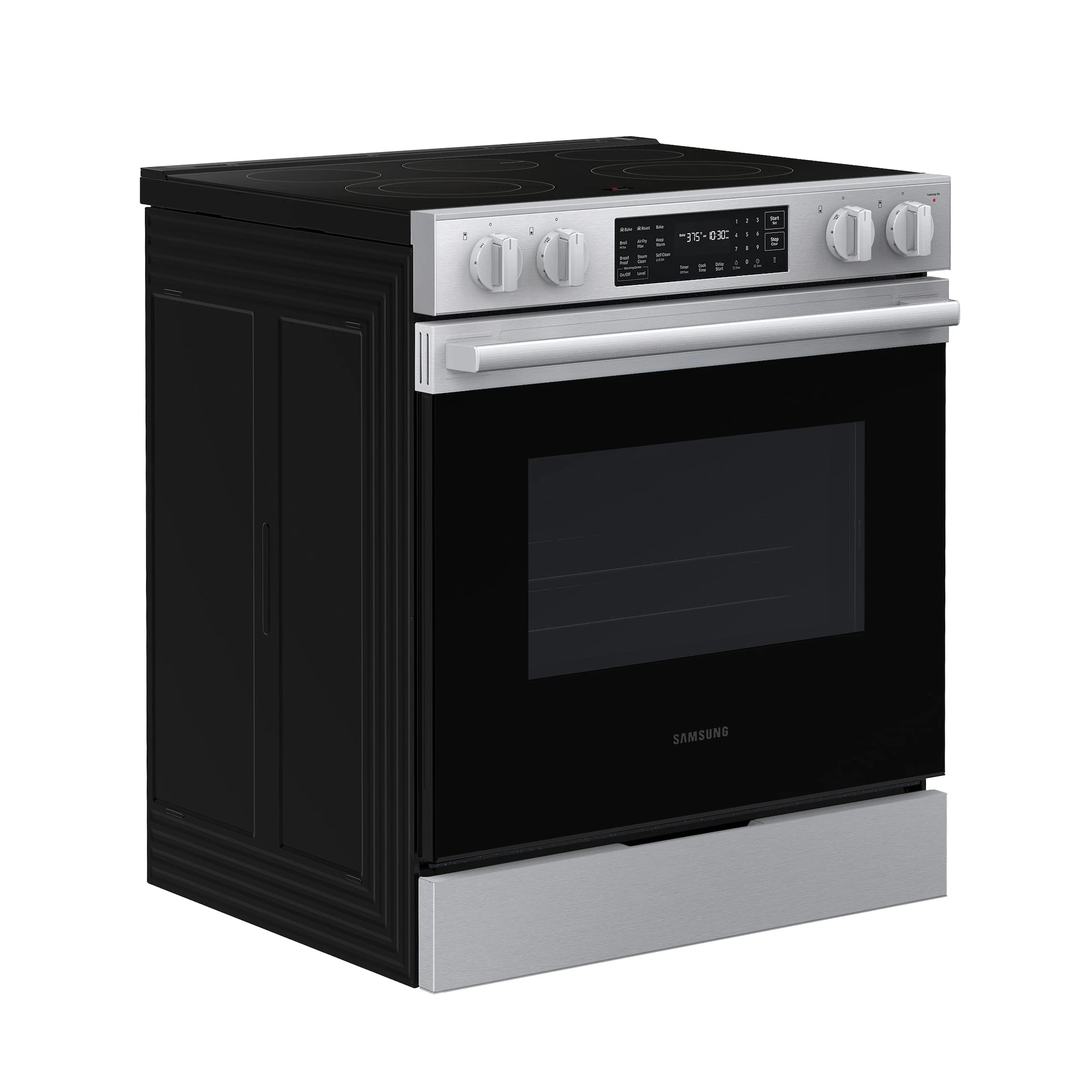 Bespoke Smart Slide-in Electric Range | Pro Style Design | Air Fry Max | Precision Knobs NSE70H63SRAA