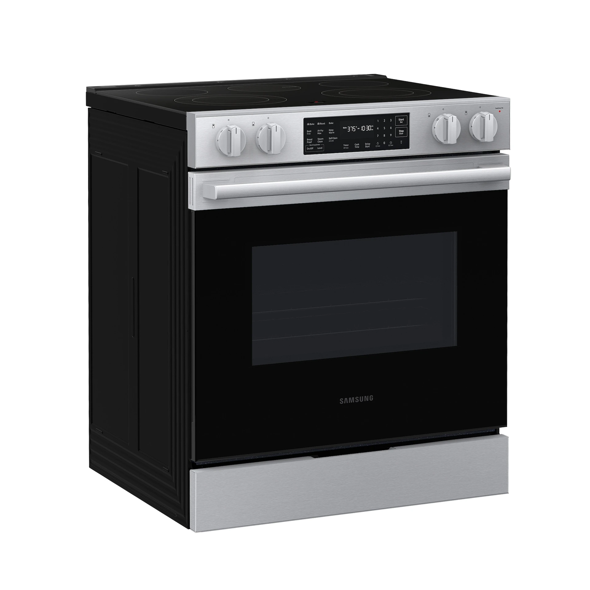 Bespoke Smart Slide-in Electric Range | Pro Style Design | Air Fry Max | Precision Knobs NSE70H63SRAA
