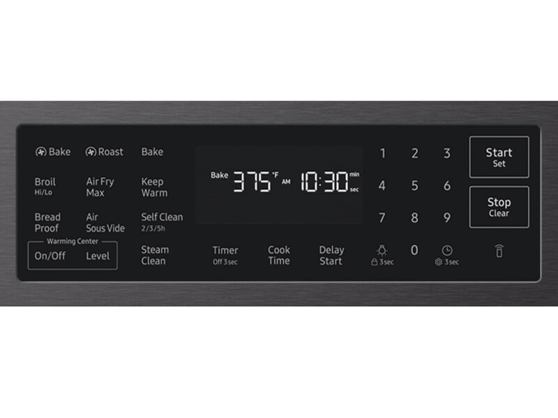 Bespoke Smart Slide-in Electric Range Pro Style Design | Air Fry Max True Convection NSE80H63SEAA