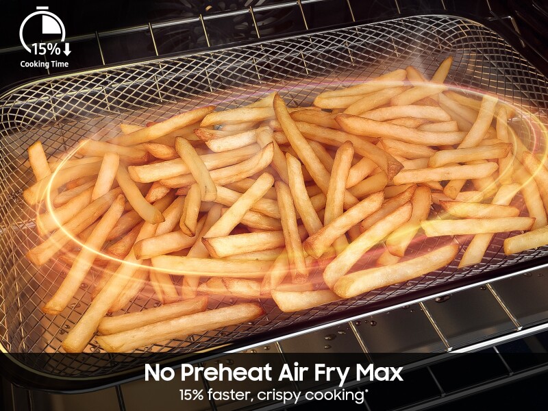 Bespoke Smart Slide-in Electric Range Pro Style Design | Air Fry Max True Convection NSE80H63SEAA