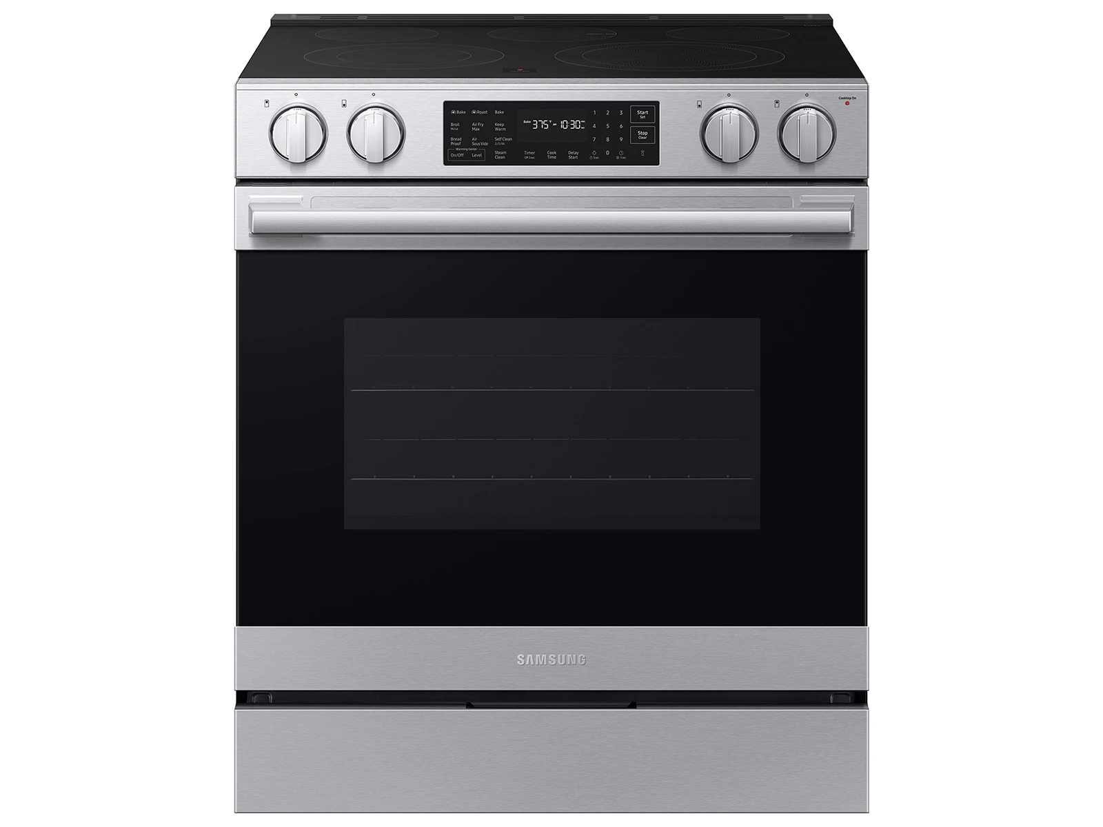 Bespoke Smart Slide-in Electric Range Pro Style Design | Air Fry Max True Convection NSE80H63SRAA