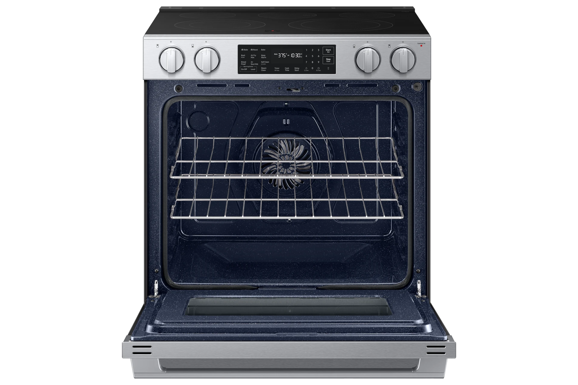 Bespoke Smart Slide-in Electric Range Pro Style Design | Air Fry Max True Convection NSE80H63SRAA