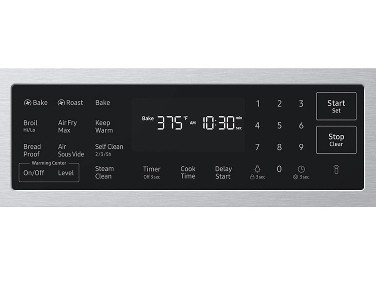 Bespoke Smart Slide-in Electric Range Pro Style Design | Air Fry Max True Convection NSE80H63SRAA