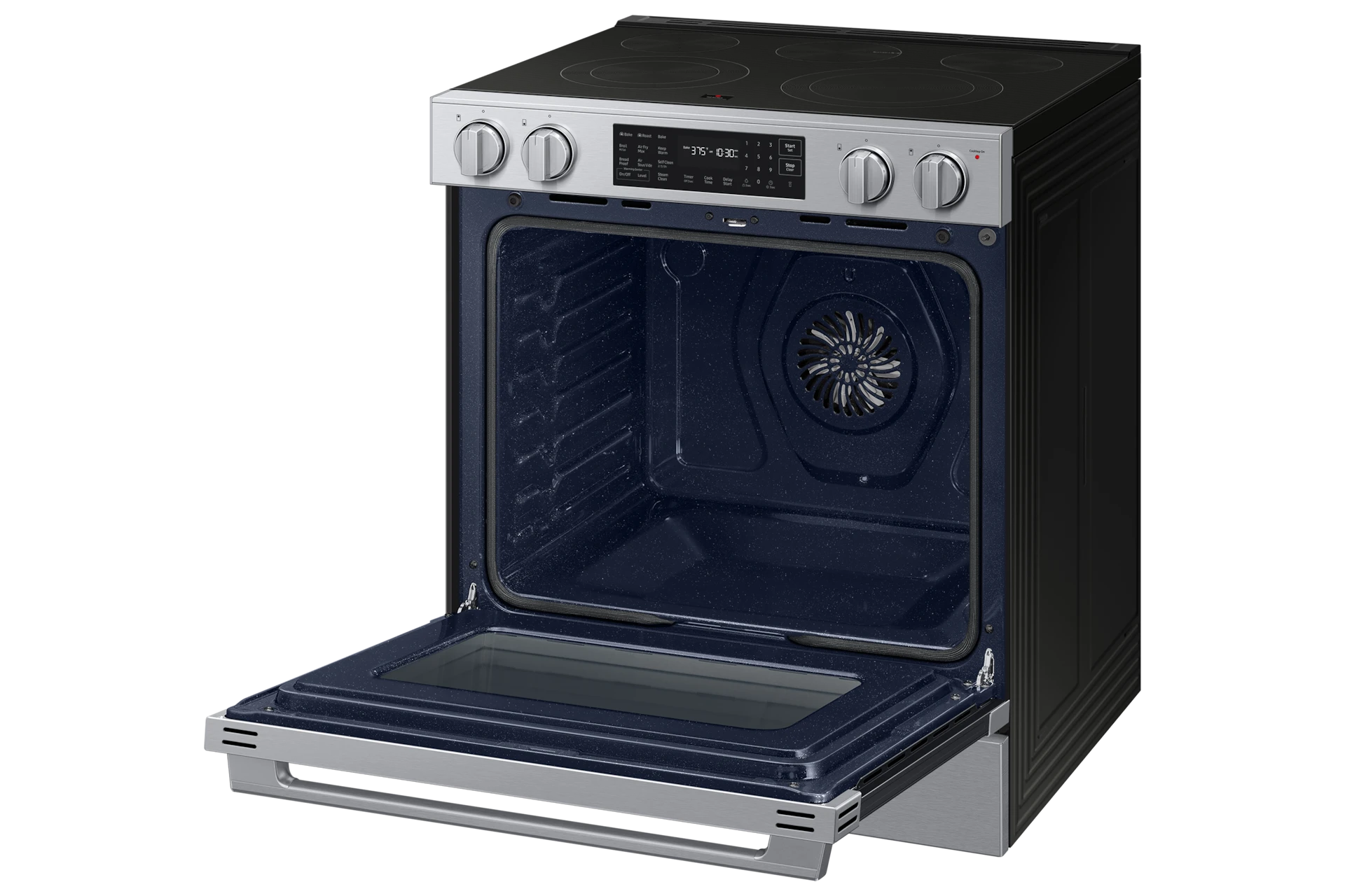 Bespoke Smart Slide-in Electric Range Pro Style Design | Air Fry Max True Convection NSE80H63SRAA