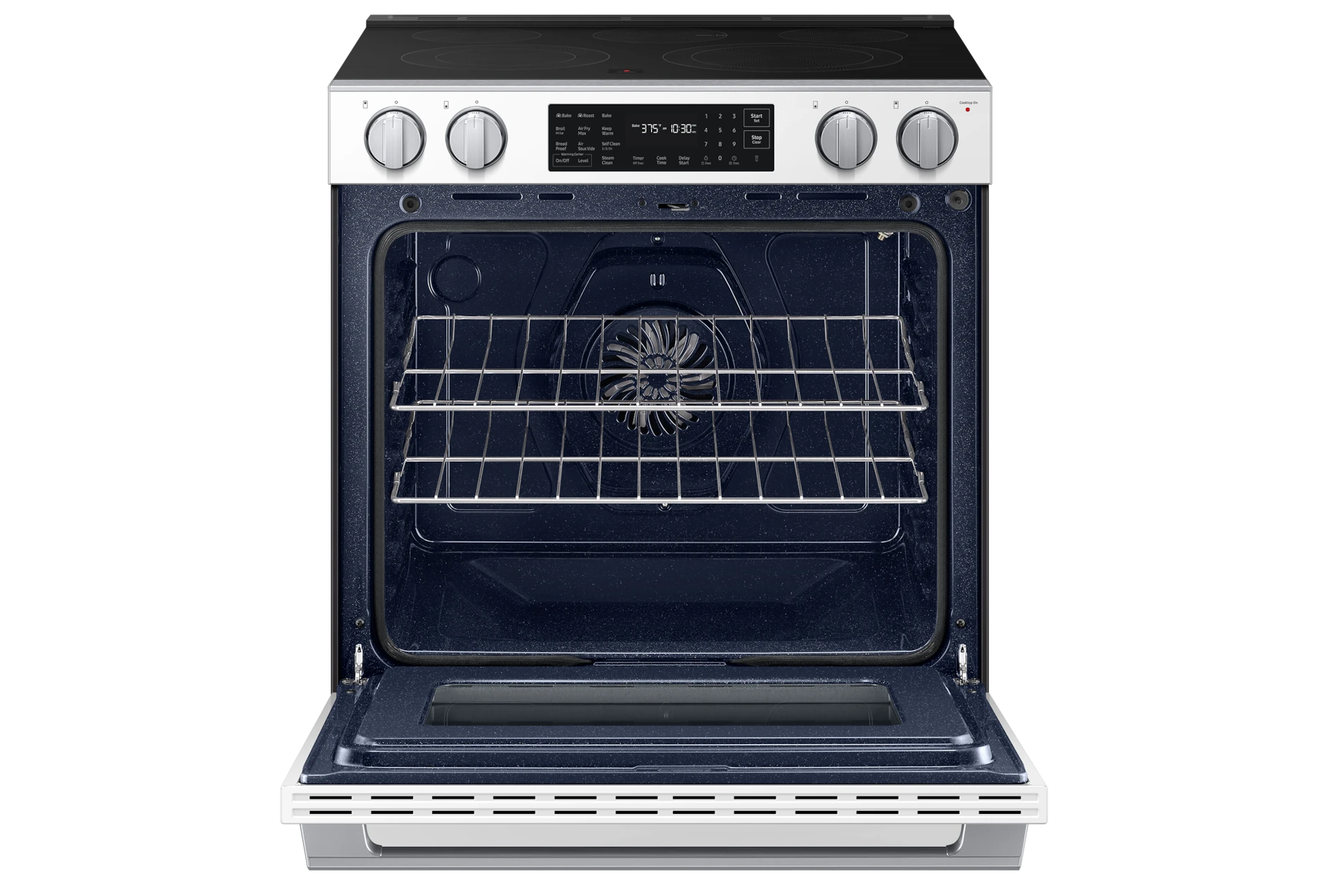 Bespoke Smart Slide-in Electric Range Pro Style Design | Air Fry Max True Convection NSE80H63SWAA