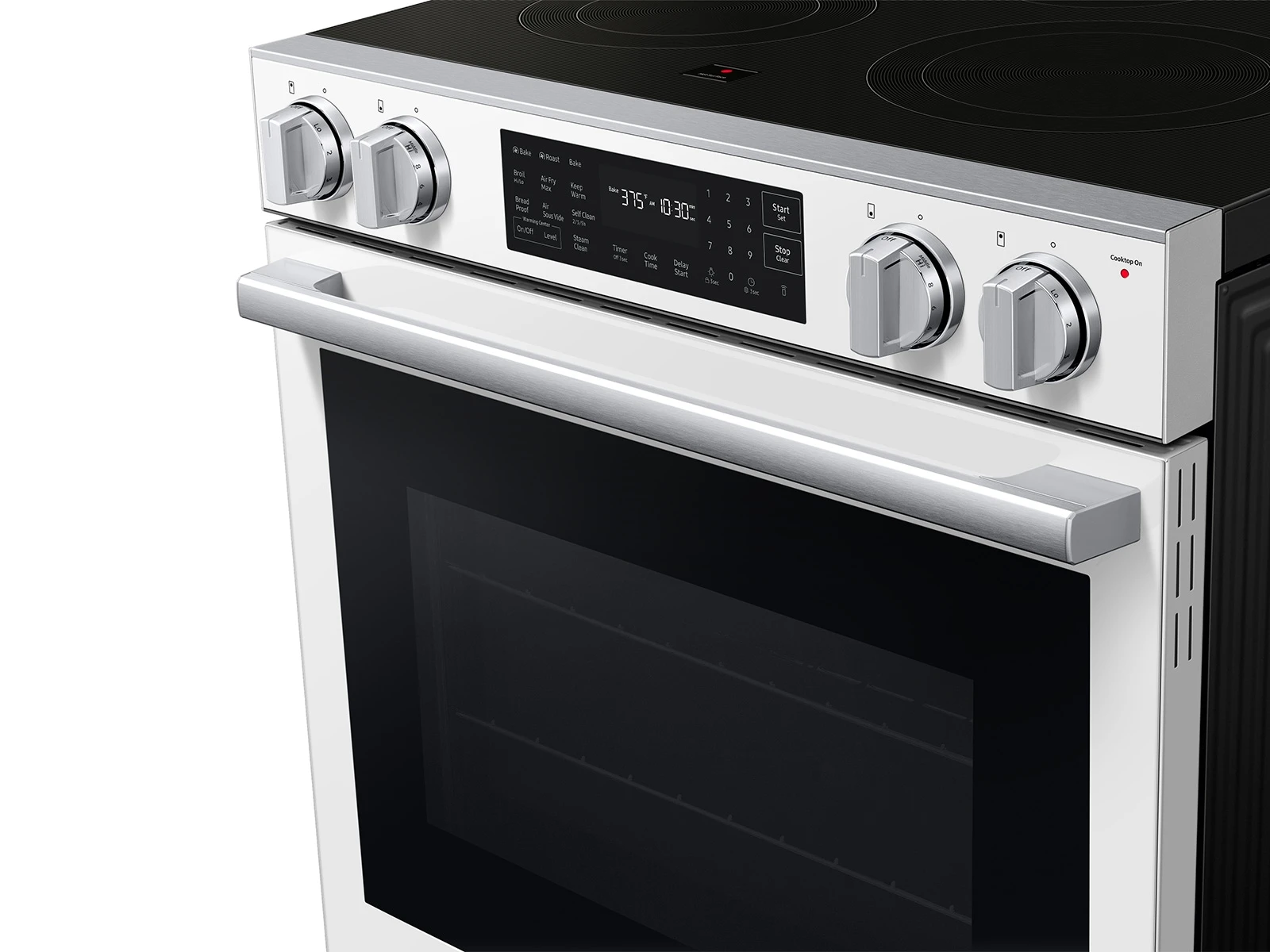 Bespoke Smart Slide-in Electric Range Pro Style Design | Air Fry Max True Convection NSE80H63SWAA