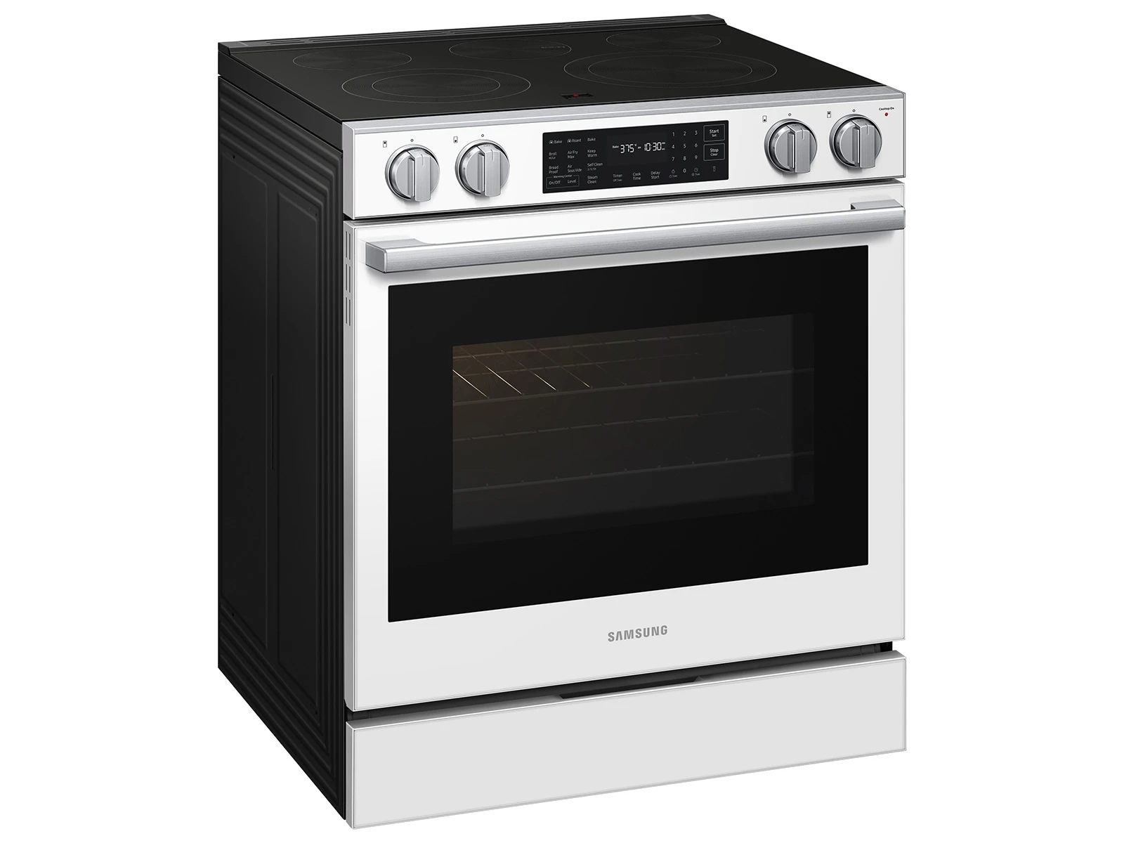 Bespoke Smart Slide-in Electric Range Pro Style Design | Air Fry Max True Convection NSE80H63SWAA