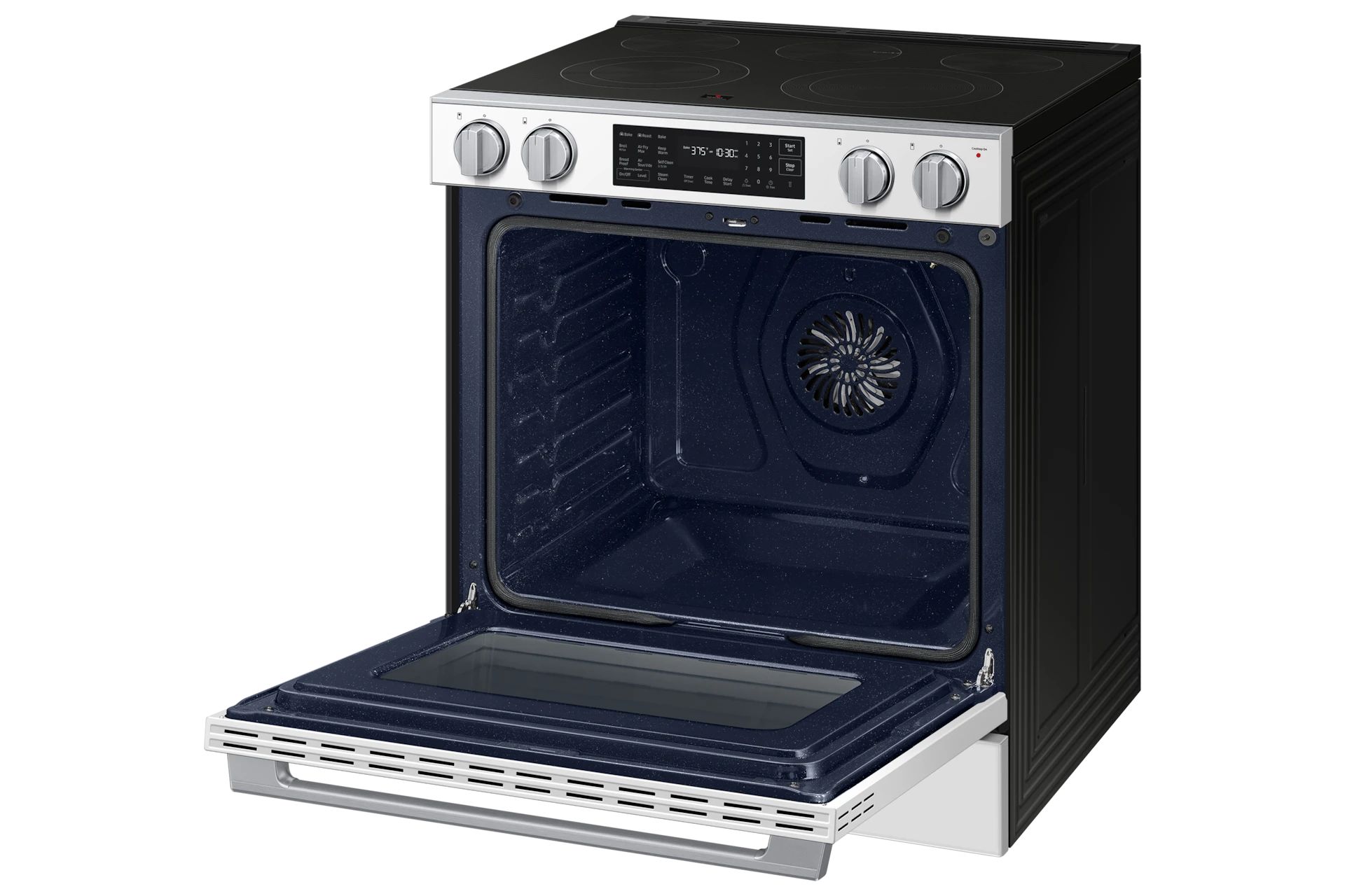 Bespoke Smart Slide-in Electric Range Pro Style Design | Air Fry Max True Convection NSE80H63SWAA