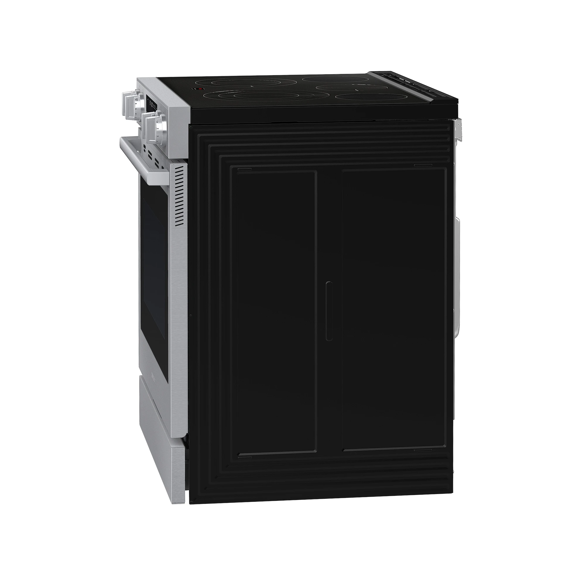 Bespoke Smart Slide-in Electric Range Pro Style Elite Design | Illuminated Knobs Air Fry Max NSE90H63SRAA