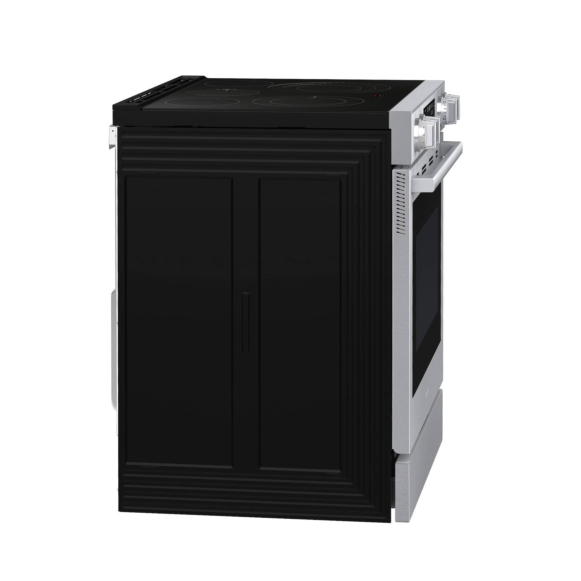 Bespoke Smart Slide-in Electric Range Pro Style Elite Design | Illuminated Knobs Air Fry Max NSE90H63SRAA