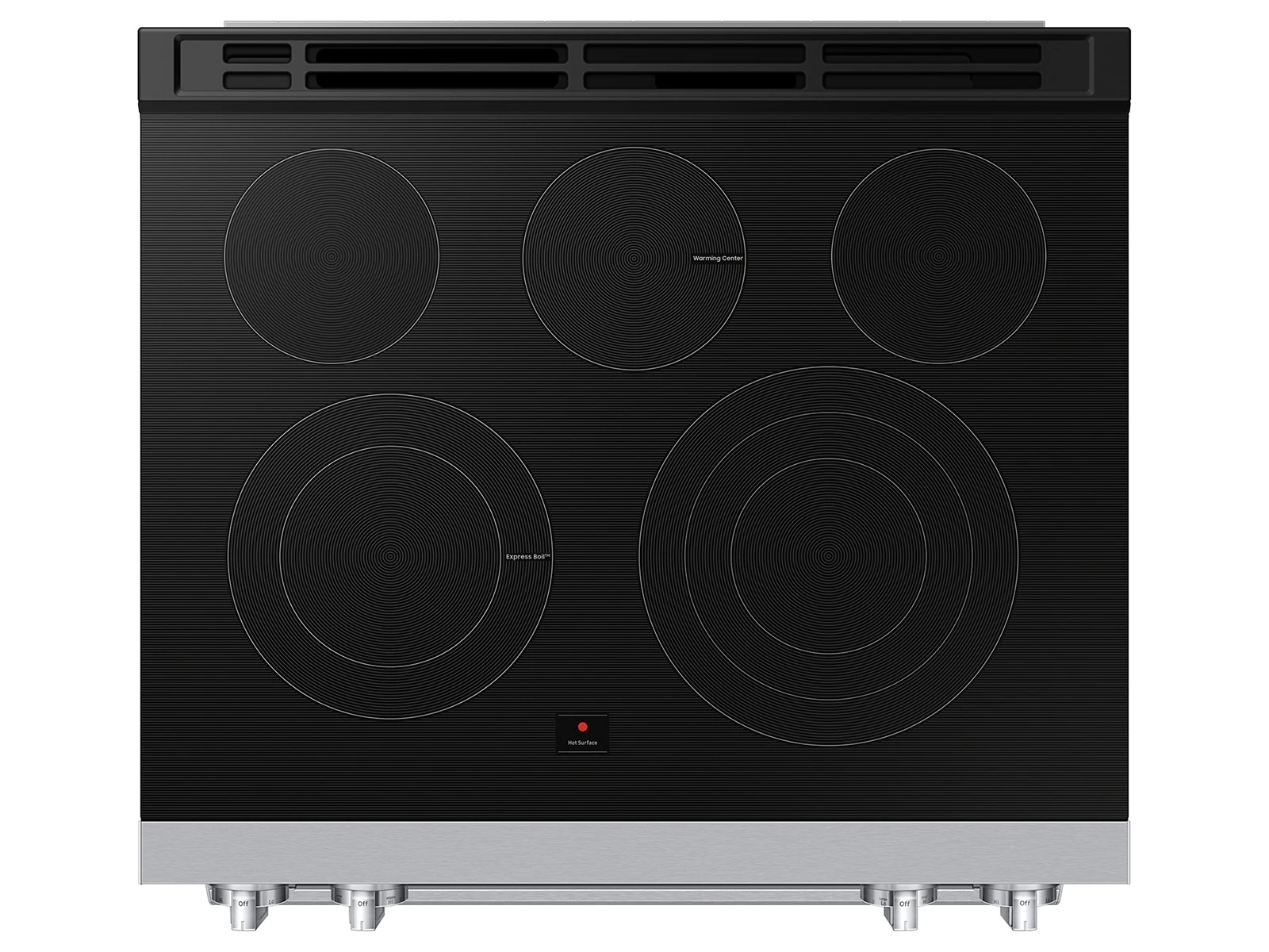 Bespoke Smart Slide-in Electric Range Pro Style Elite Design | Illuminated Knobs Air Fry Max NSE90H63SWAA