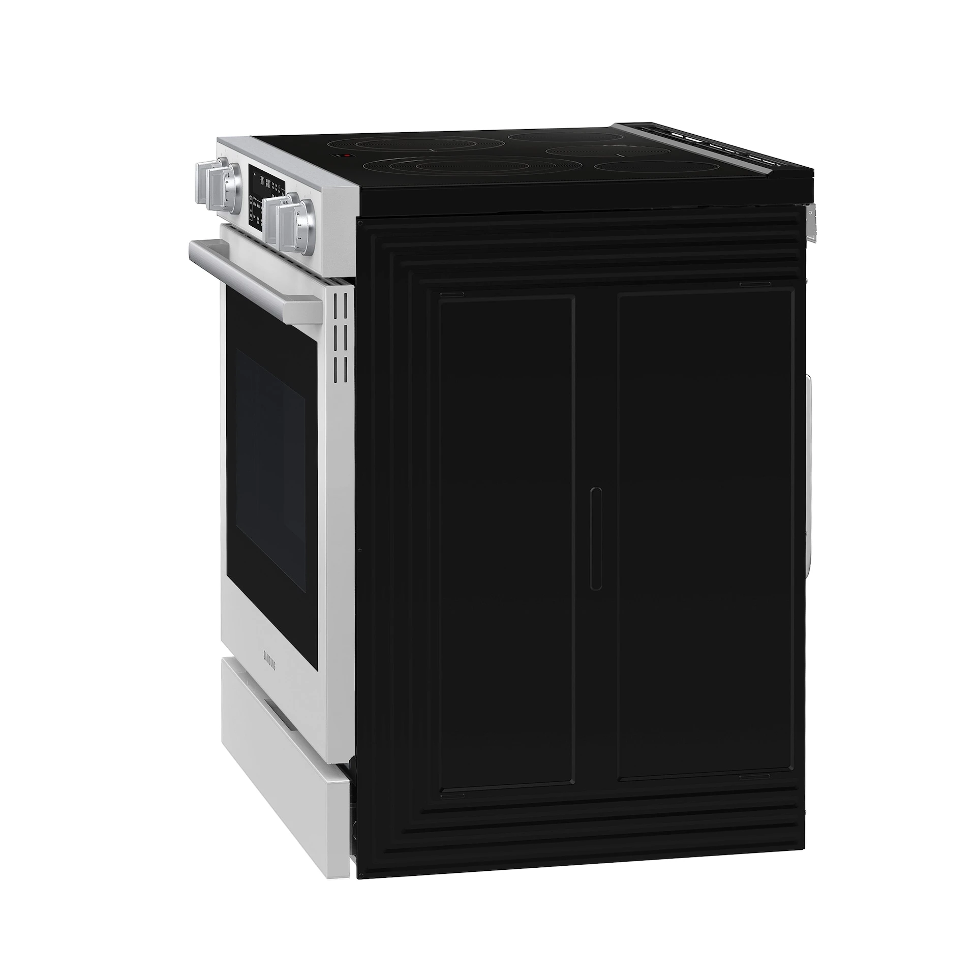 Bespoke Smart Slide-in Electric Range Pro Style Elite Design | Illuminated Knobs Air Fry Max NSE90H63SWAA