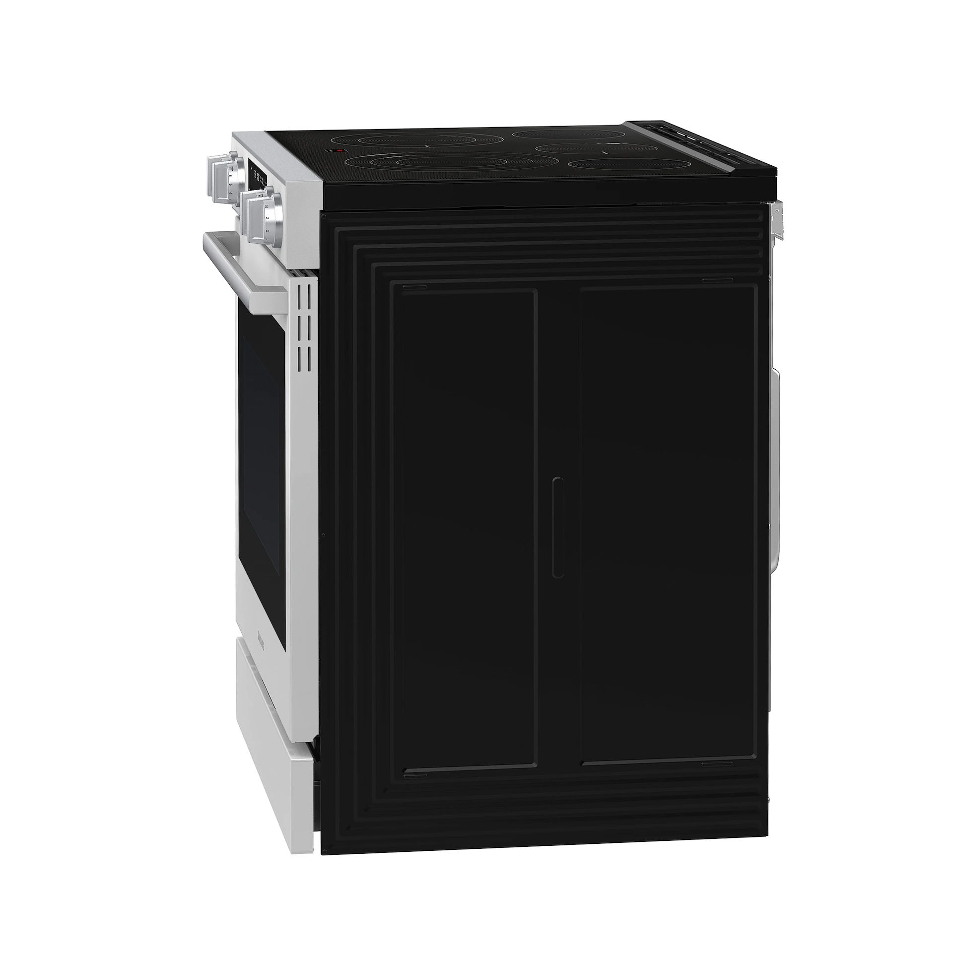 Bespoke Smart Slide-in Electric Range Pro Style Elite Design | Illuminated Knobs Air Fry Max NSE90H63SWAA