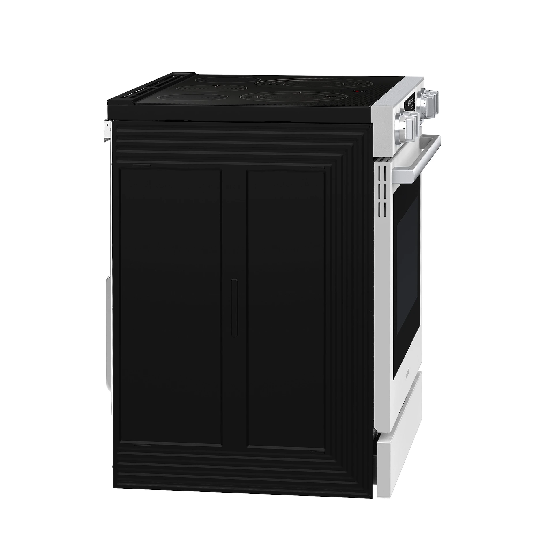 Bespoke Smart Slide-in Electric Range Pro Style Elite Design | Illuminated Knobs Air Fry Max NSE90H63SWAA