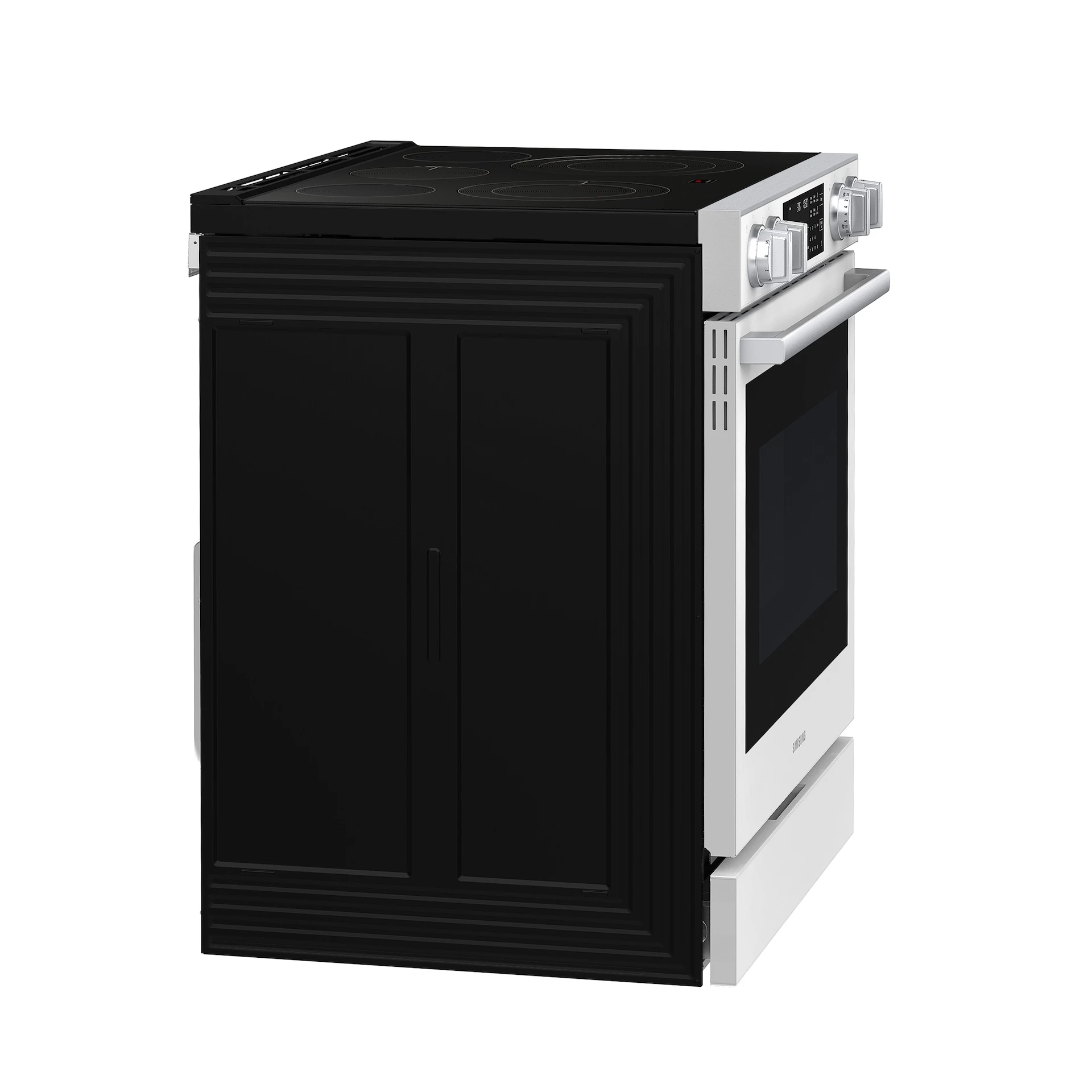 Bespoke Smart Slide-in Electric Range Pro Style Elite Design | Illuminated Knobs Air Fry Max NSE90H63SWAA