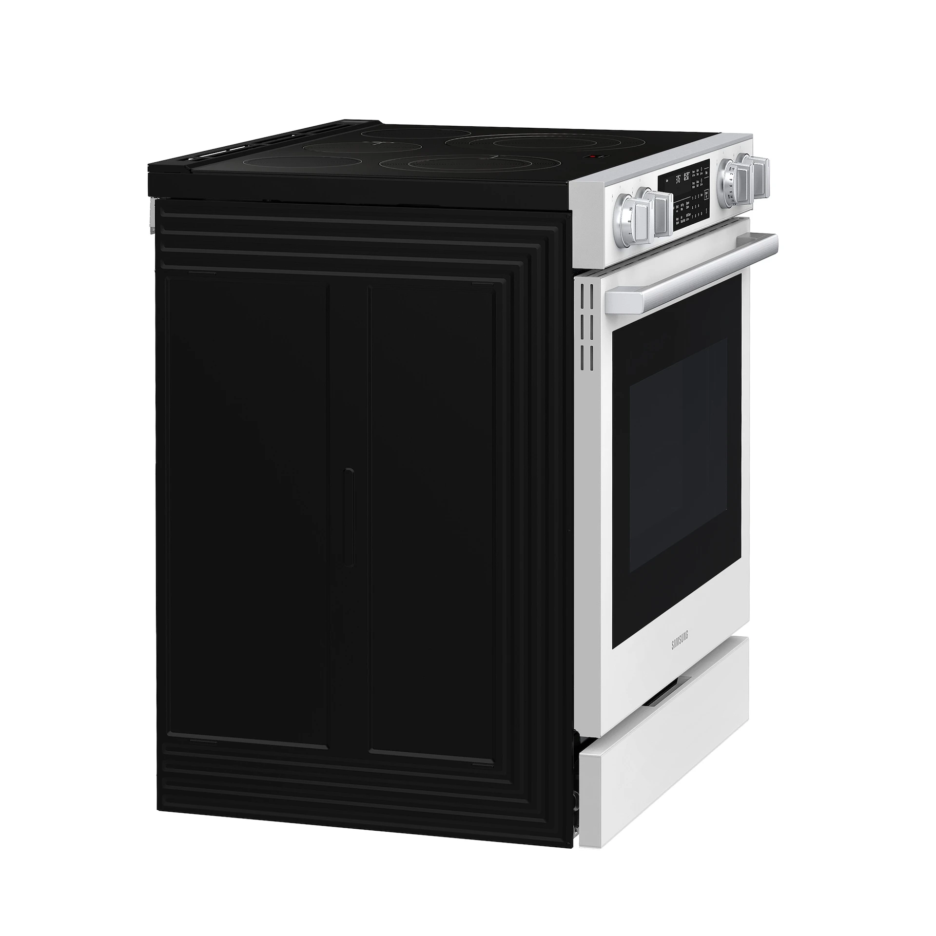 Bespoke Smart Slide-in Electric Range Pro Style Elite Design | Illuminated Knobs Air Fry Max NSE90H63SWAA