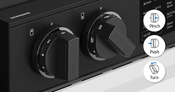 Knob locks, built-in