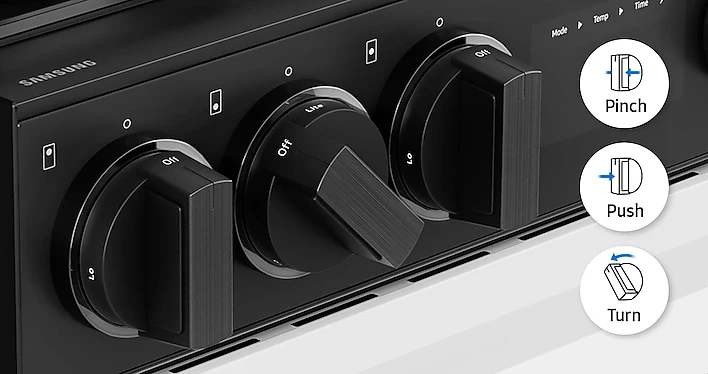 Knob locks, built-in