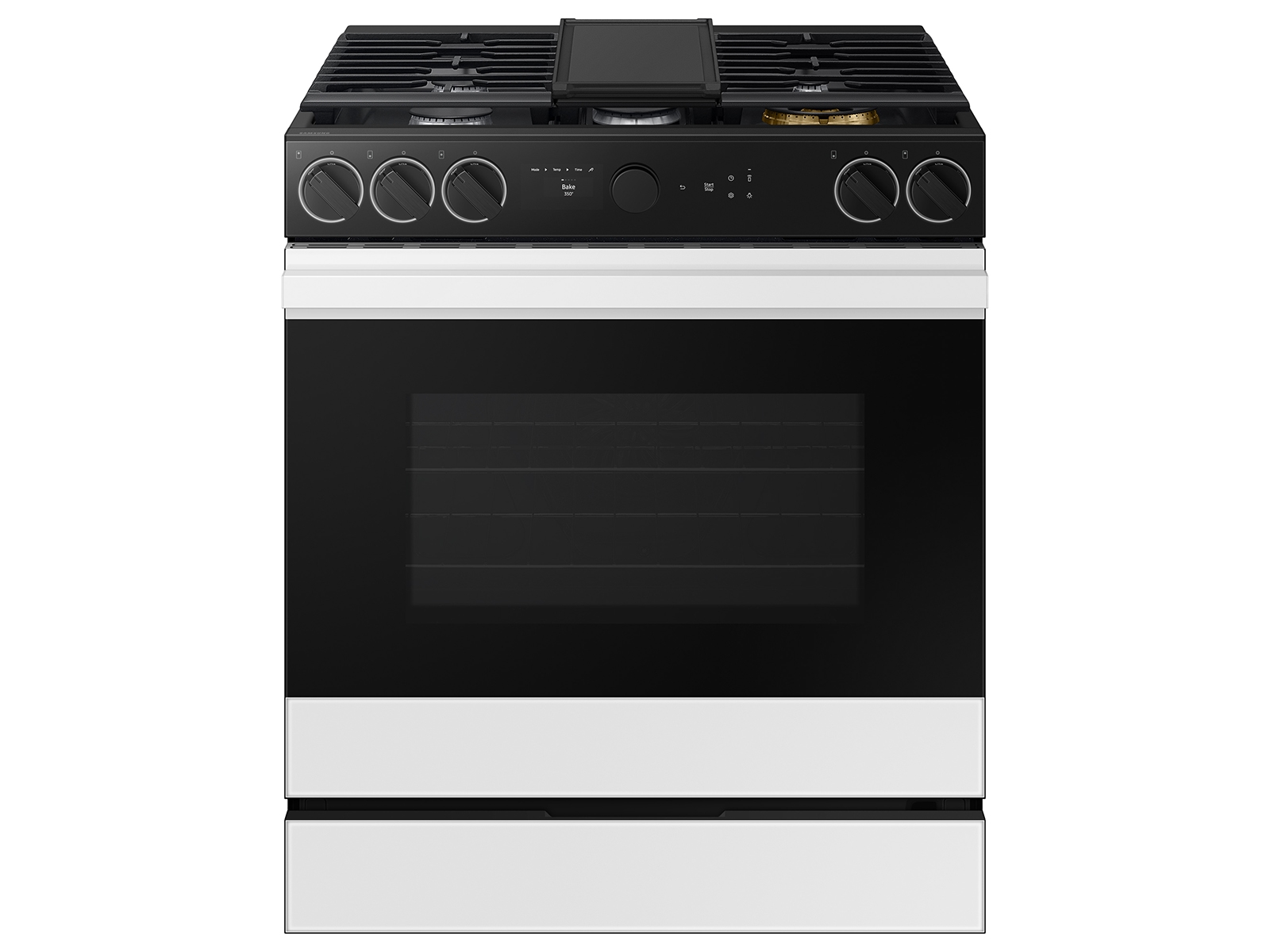Bespoke Slide-in Gas Range Smart Oven Camera | Illuminated Precision Knobs 6.3 cu.ft. NSG6DG8700SRAA