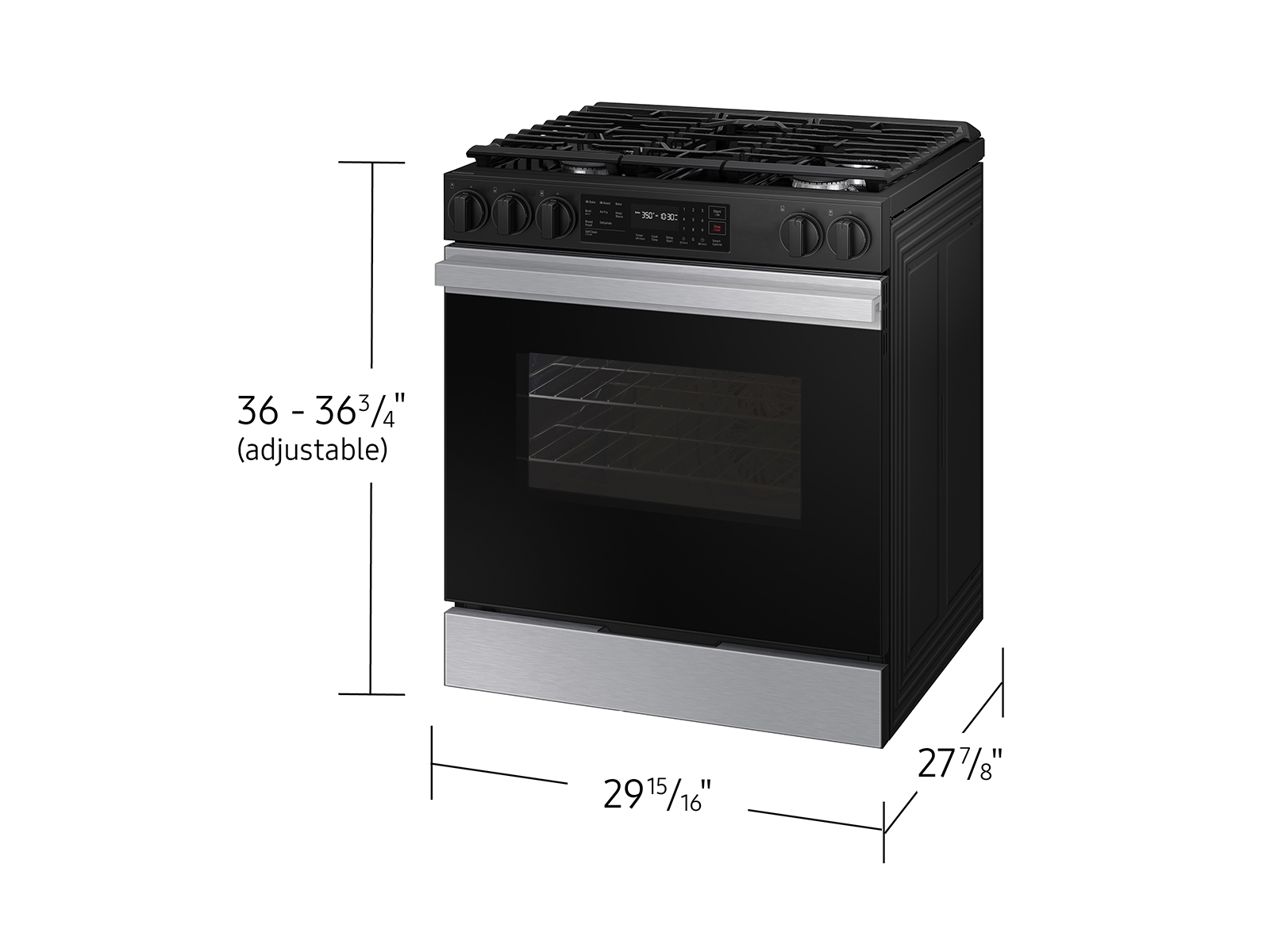 Bespoke Slide-in Gas Range NSG6DG8100SRAA