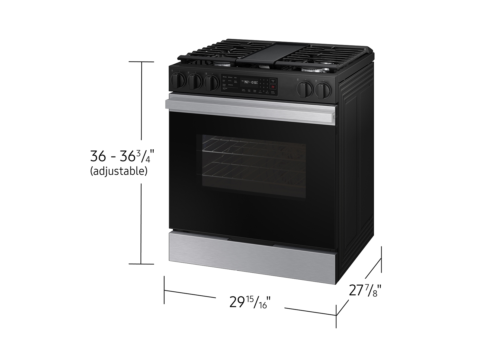 Bespoke Slide-in Gas Range NSG6DG8300SRAA