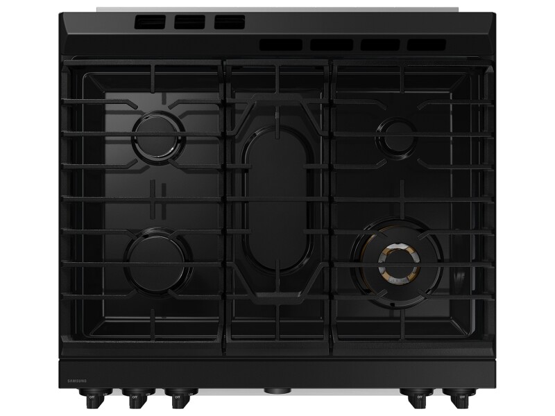 Bespoke Slide-in Gas Range Flex Duo™ | Illuminated Precision Knobs 6.3 cu.ft. NSG6DG8550SRAA
