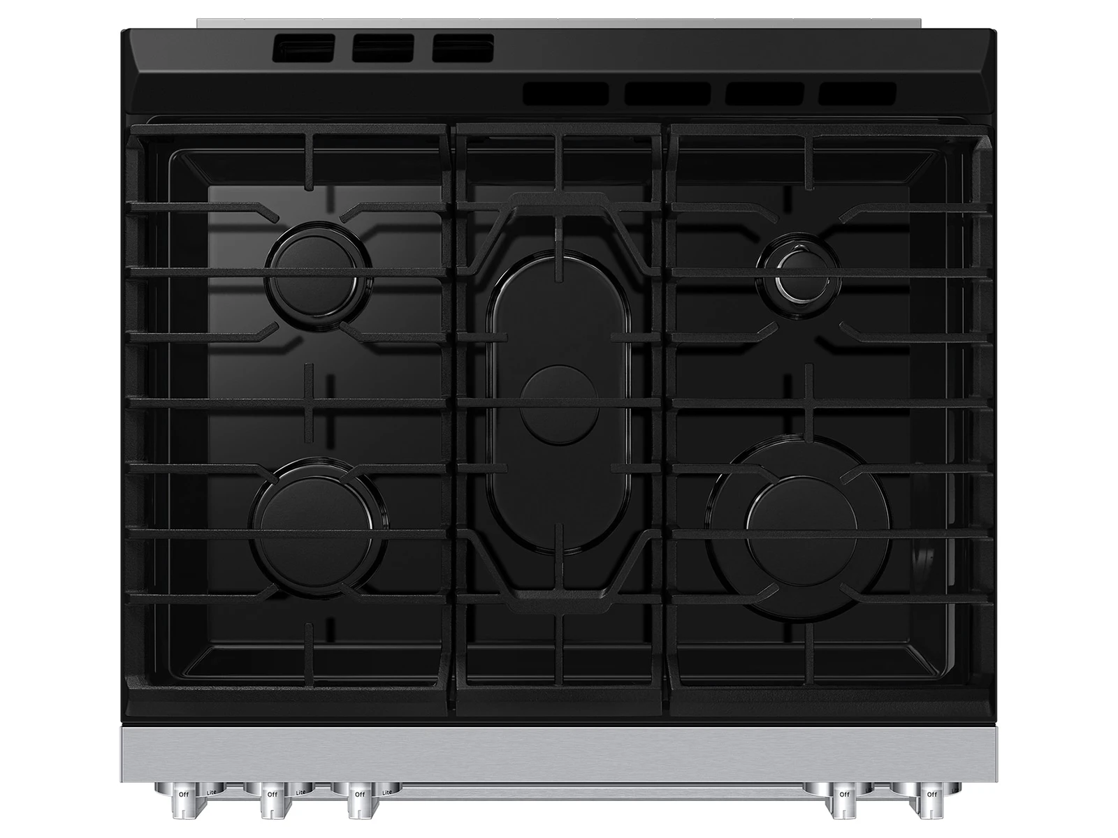 Bespoke Smart Slide-in Gas Range Pro Style Design | Air Fry Max Precision Knobs NSG70H60SRAA