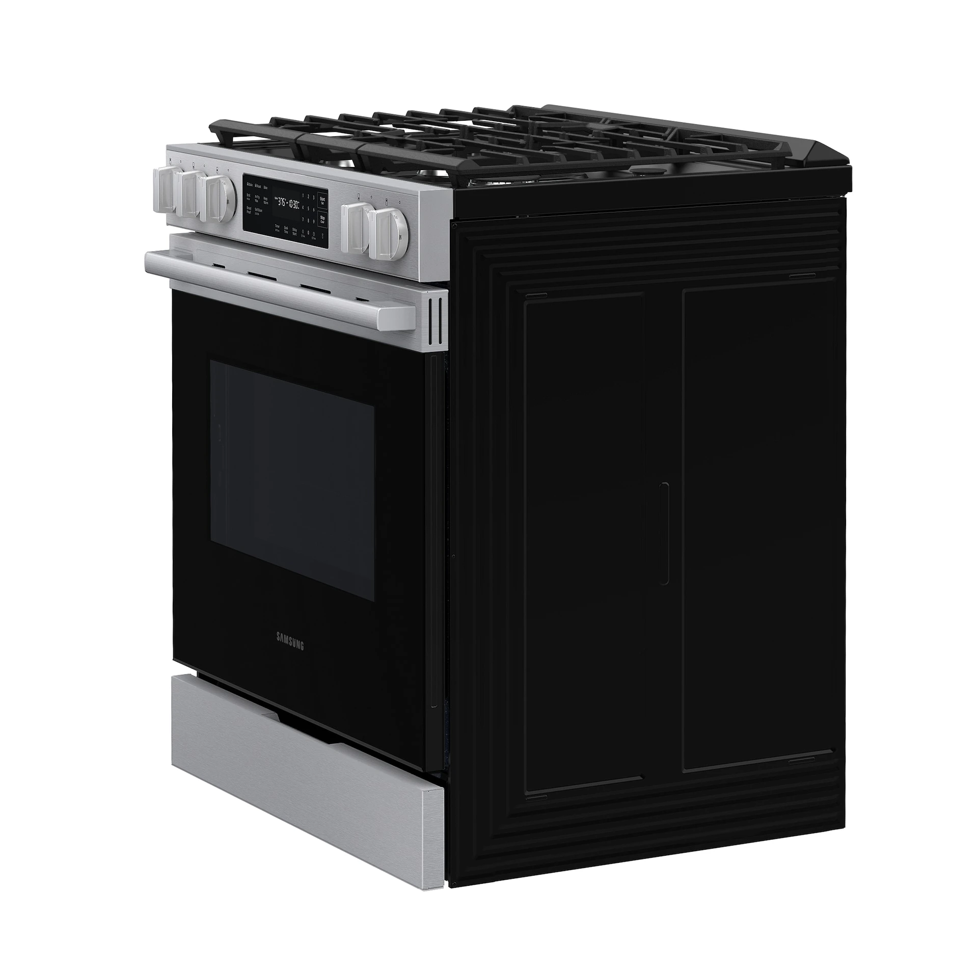 Bespoke Smart Slide-in Gas Range Pro Style Design | Air Fry Max Precision Knobs NSG70H60SRAA