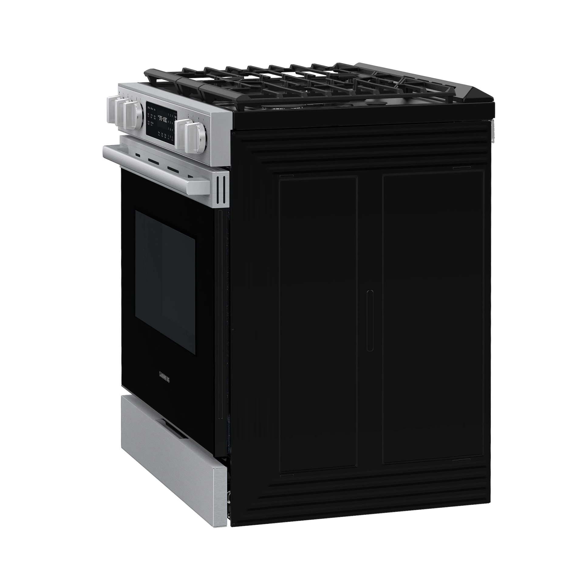 Bespoke Smart Slide-in Gas Range Pro Style Design | Air Fry Max Precision Knobs NSG70H60SRAA