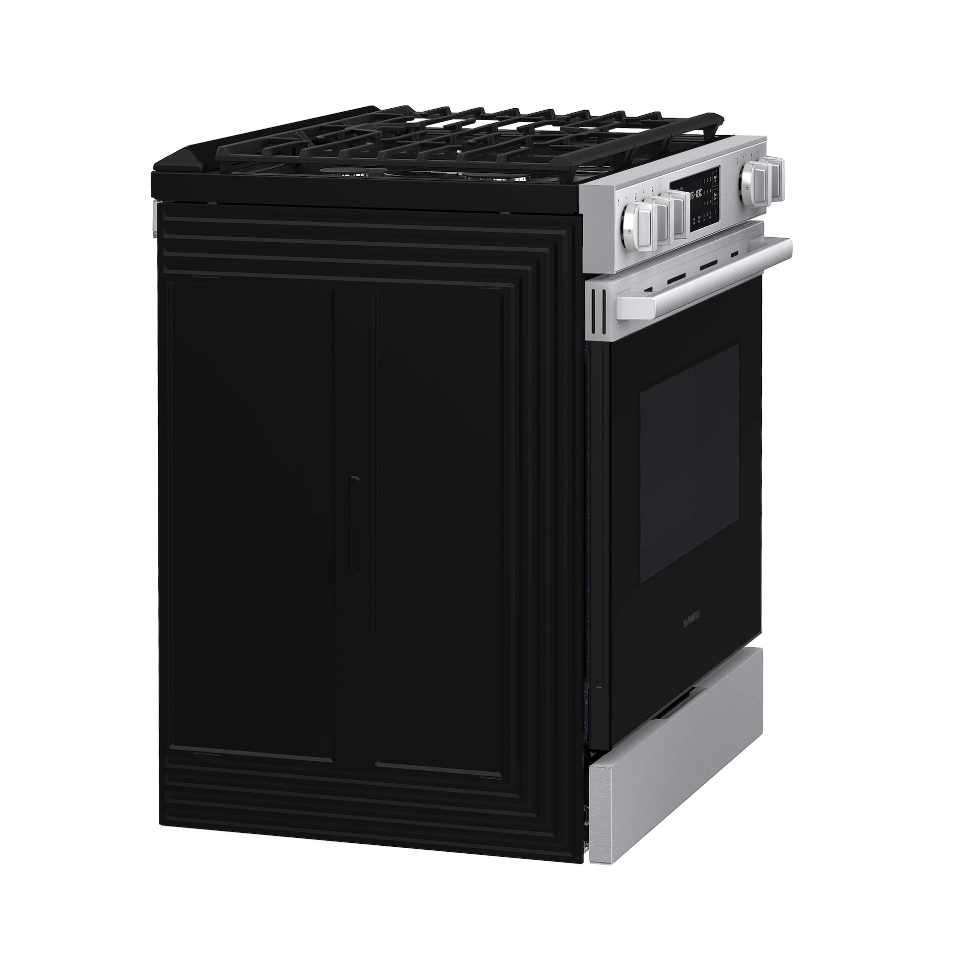 Bespoke Smart Slide-in Gas Range Pro Style Design | Air Fry Max Precision Knobs NSG70H60SRAA