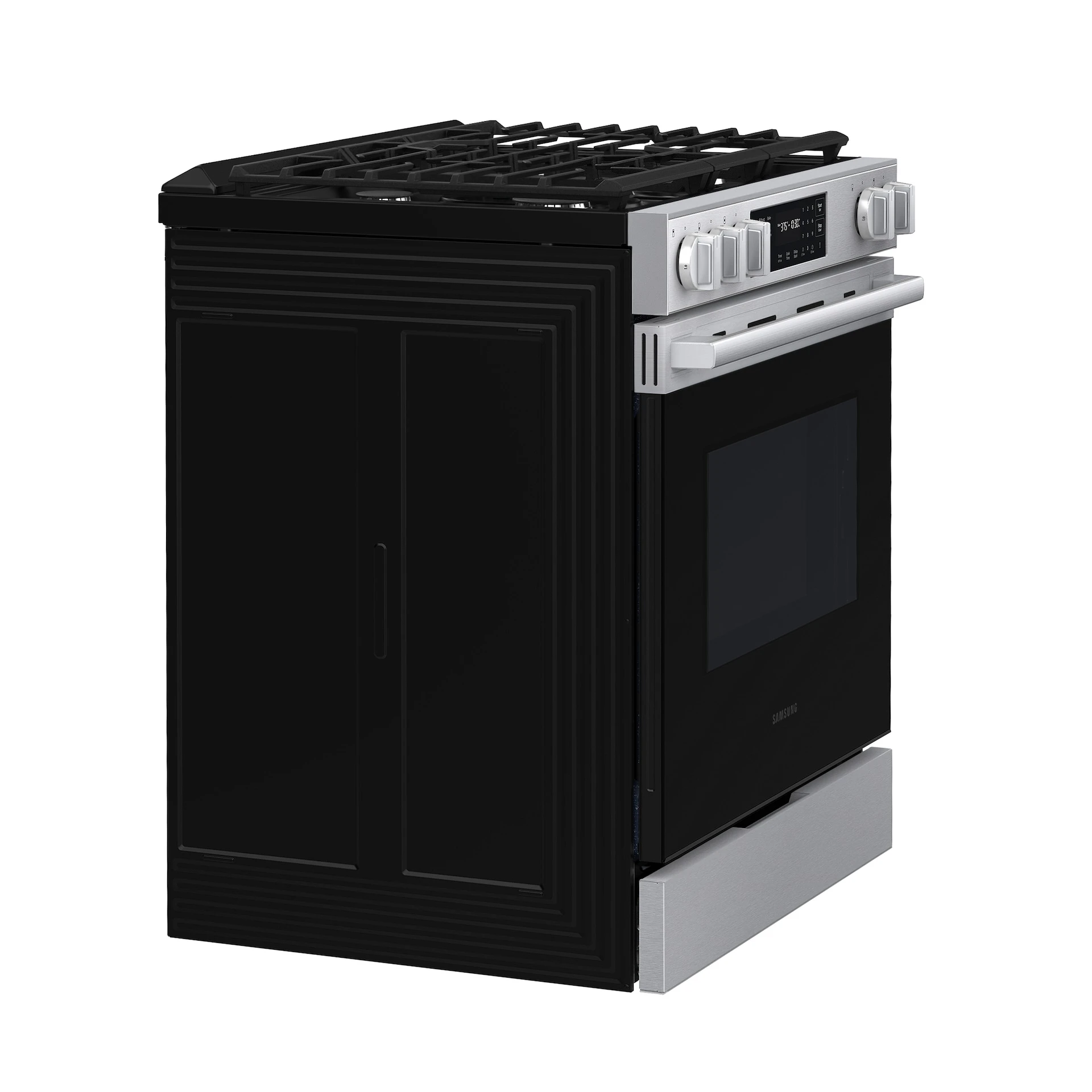 Bespoke Smart Slide-in Gas Range Pro Style Design | Air Fry Max Precision Knobs NSG70H60SRAA